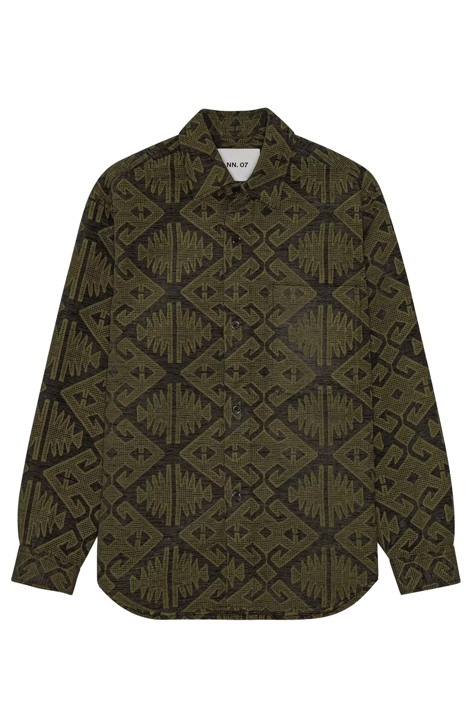 Heren overshirt groen