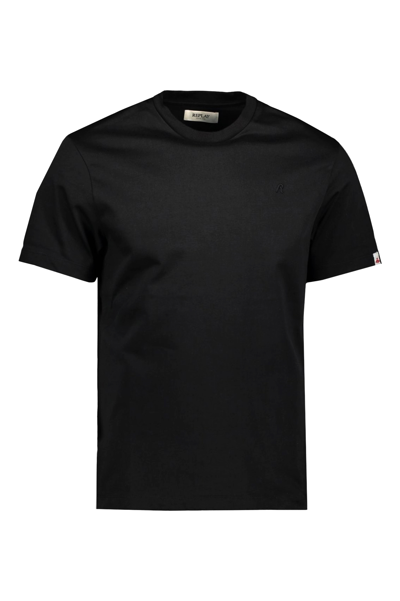 Heren t-shirt kortemouw blauw