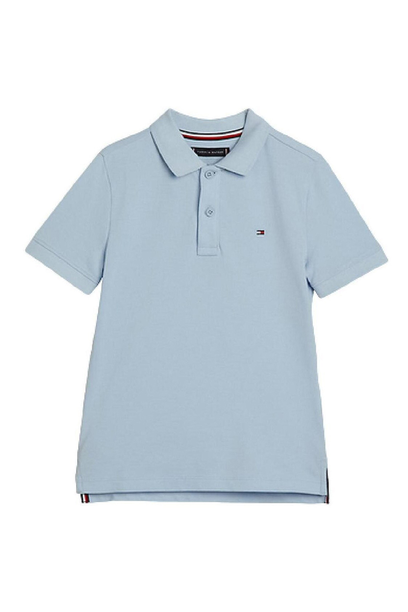 Jongens polo korte mouw blauw