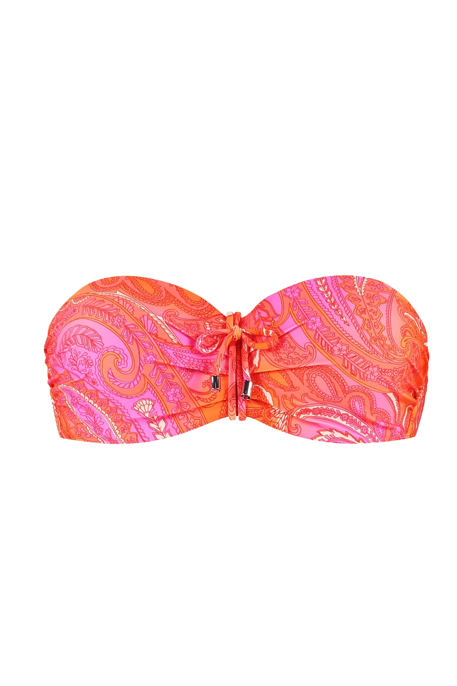 Bad/beach dames bikini top oranje