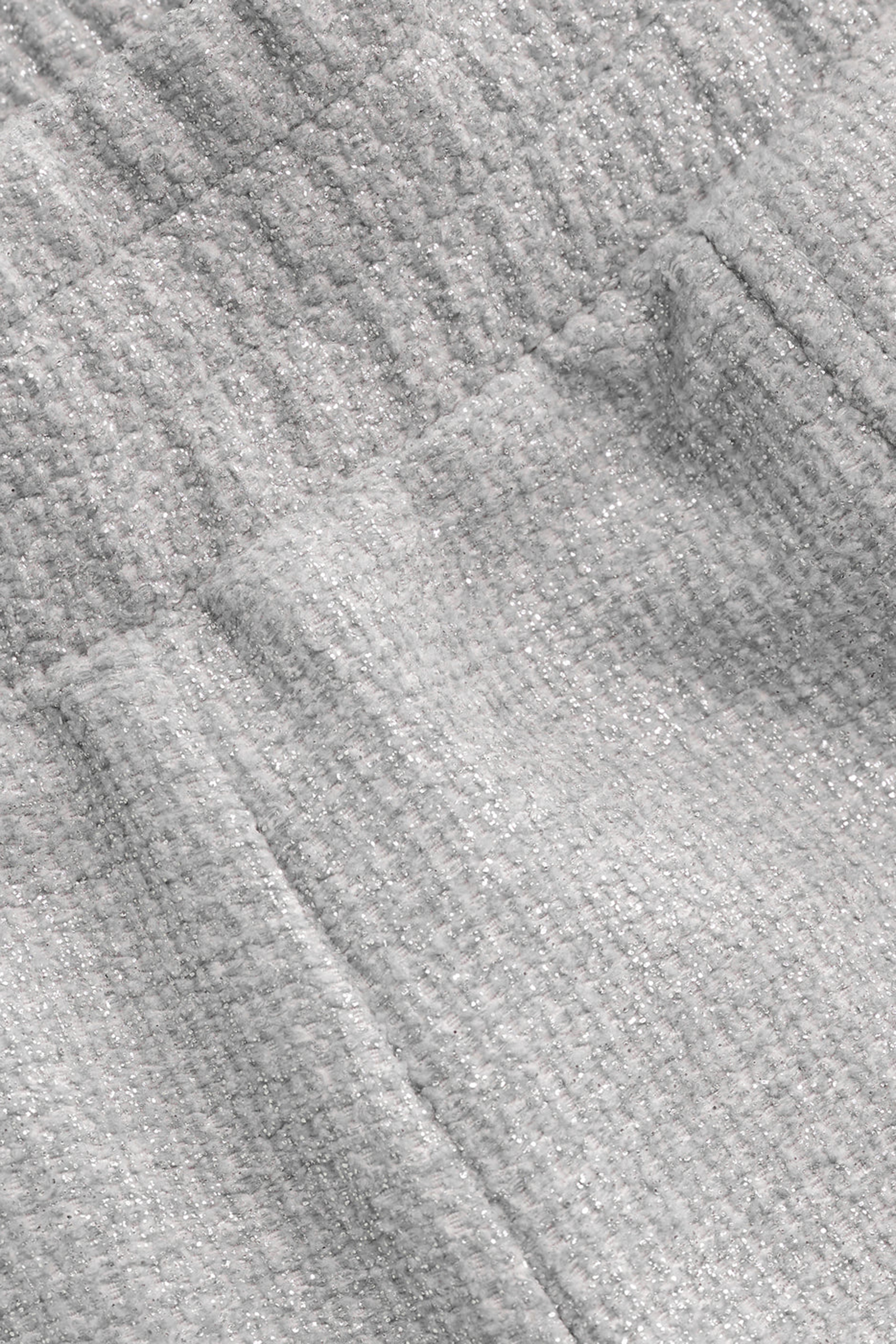 Meisjes short zilver