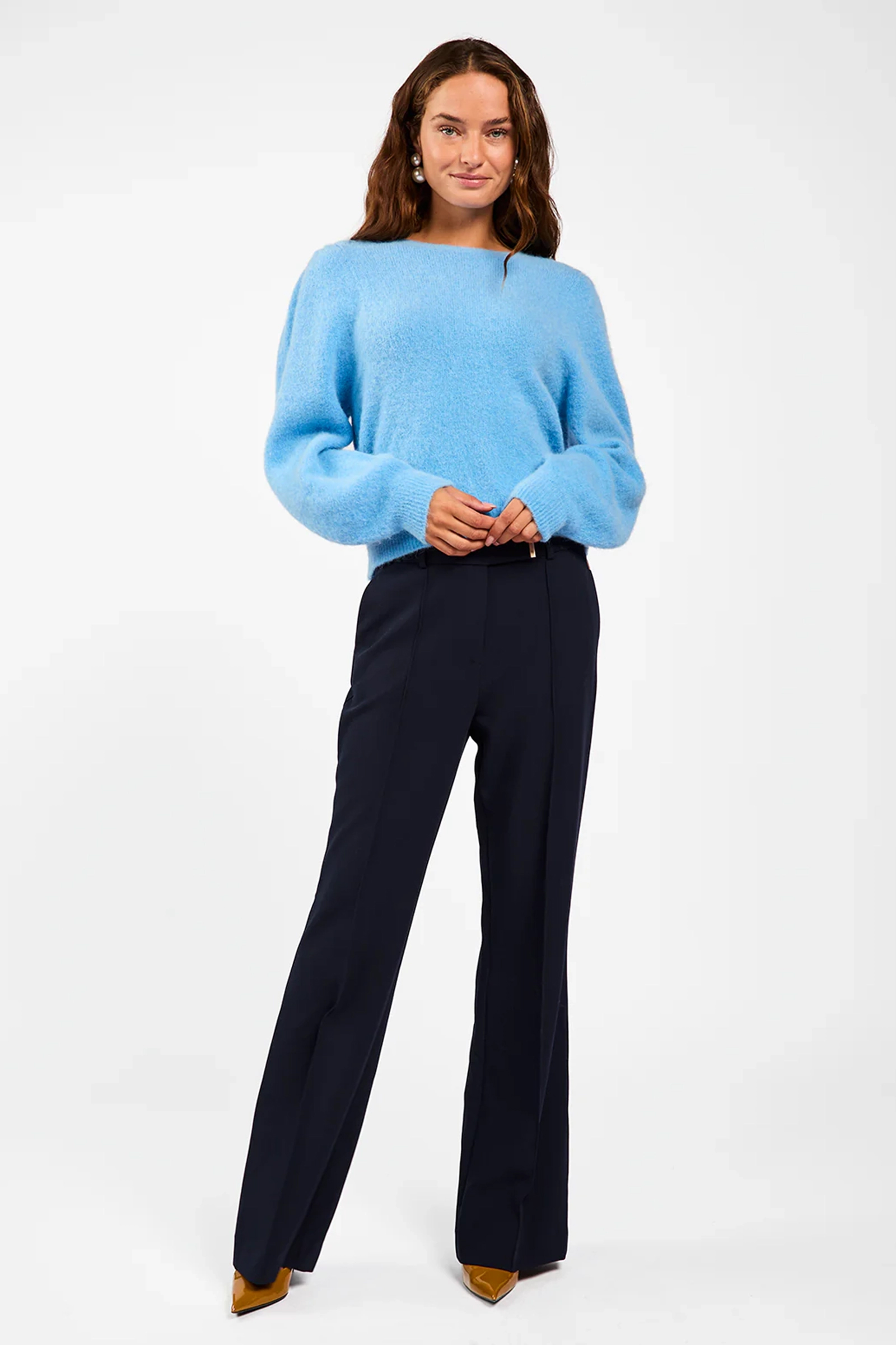 Dames trui blauw