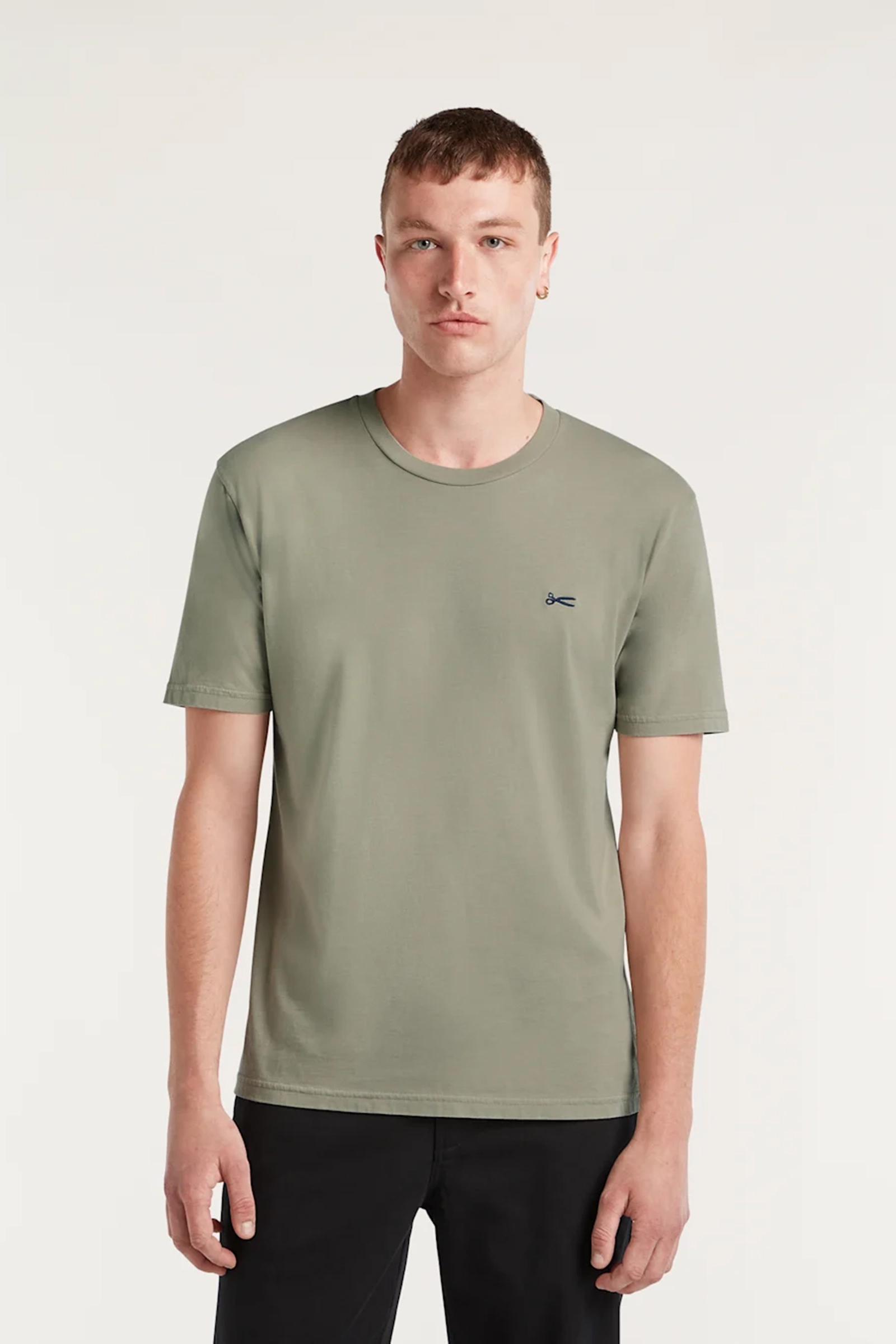 Heren t-shirt kortemouw groen