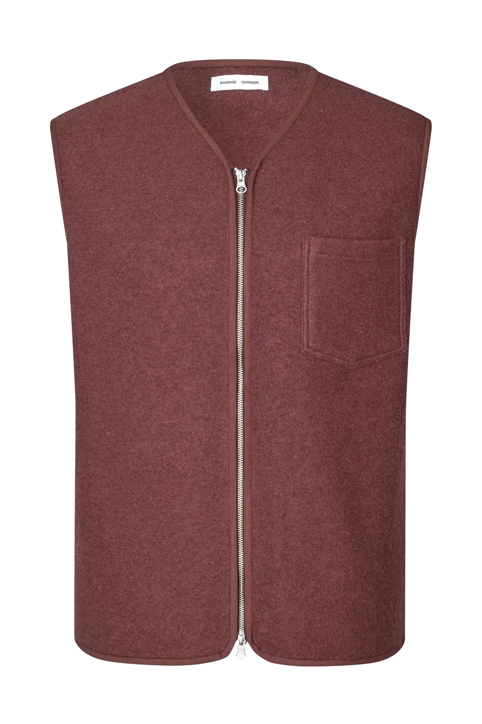 Heren bodywarmer rood