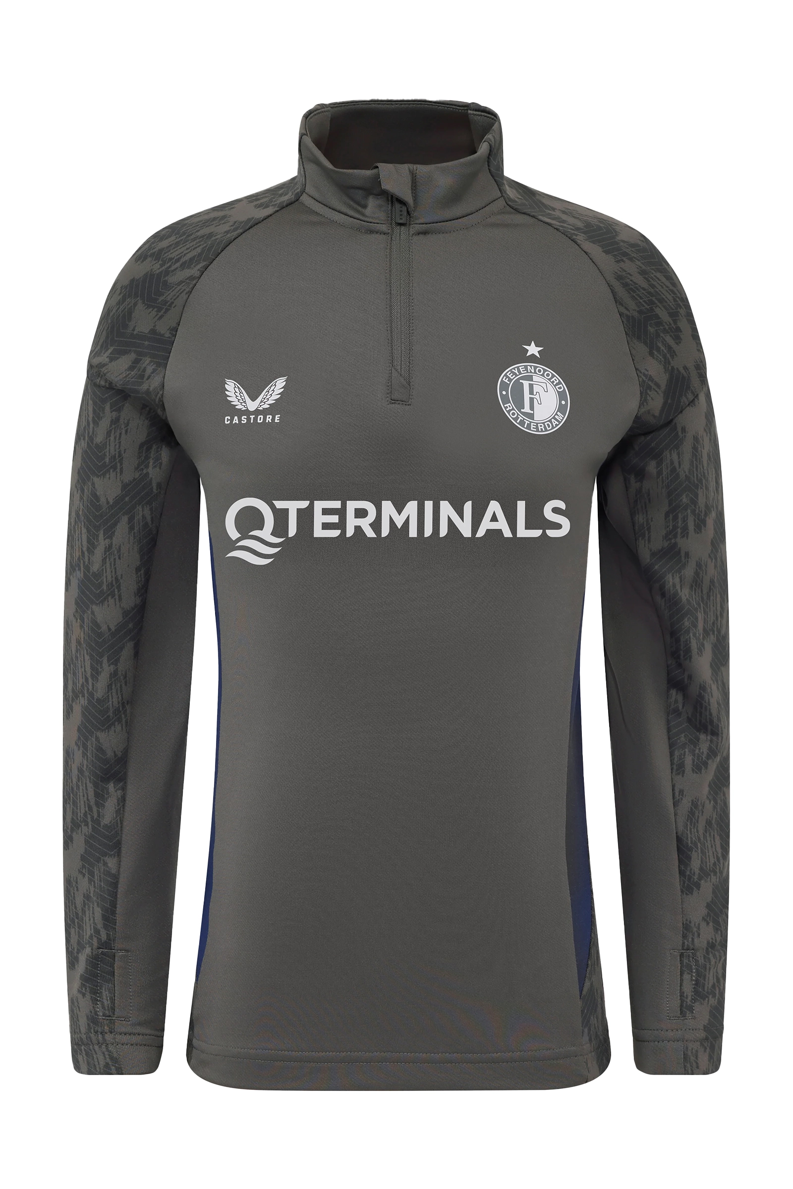 Voetbal jongens t-shirt replic grijs