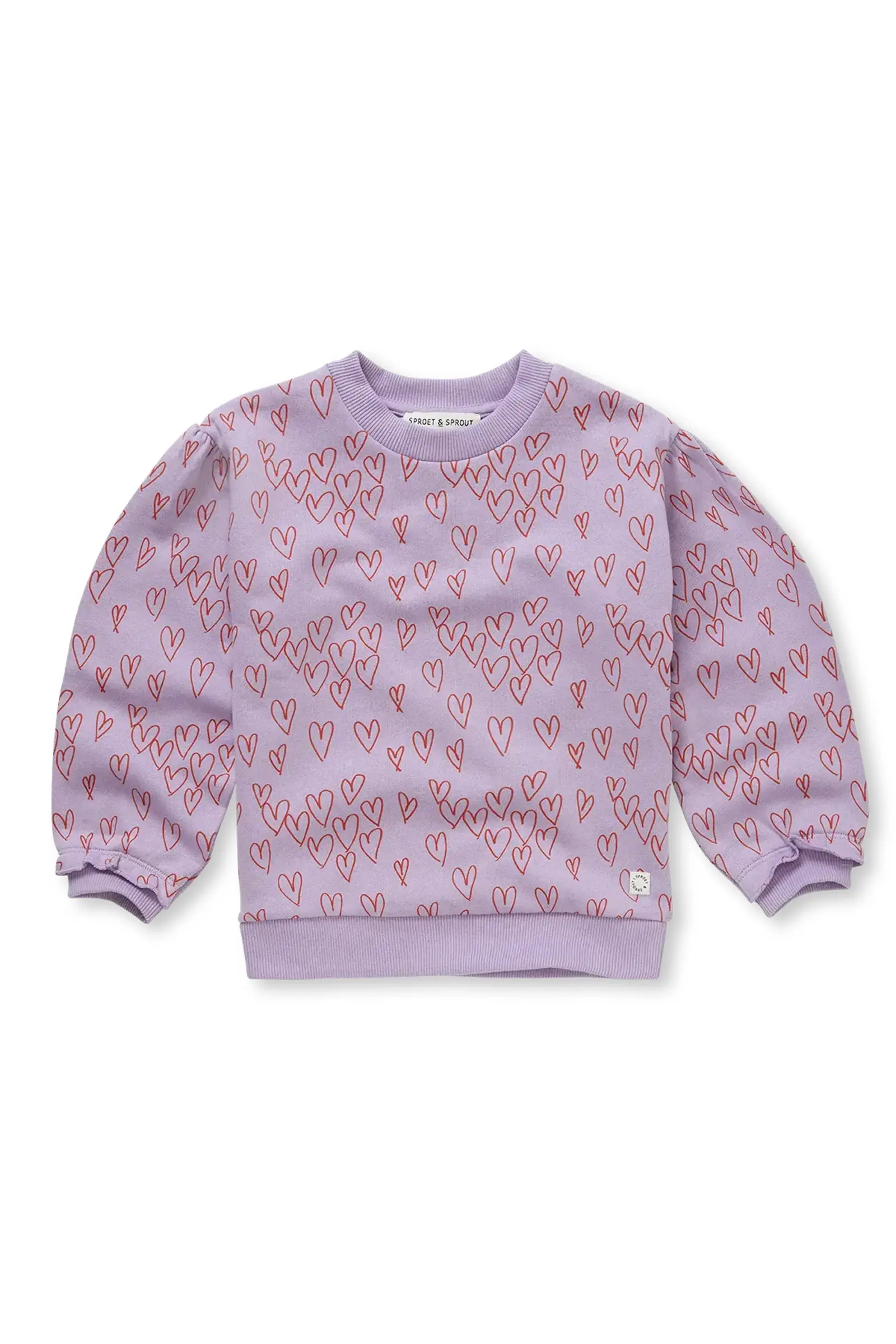 Meisjes sweater paars