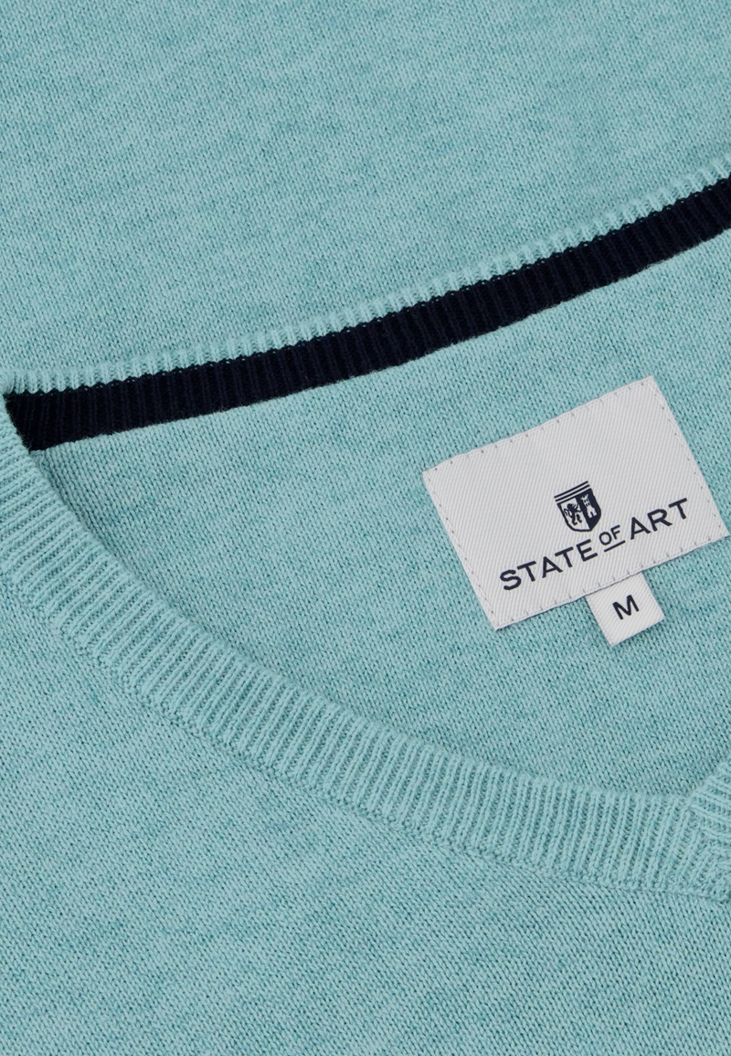 Heren trui blauw