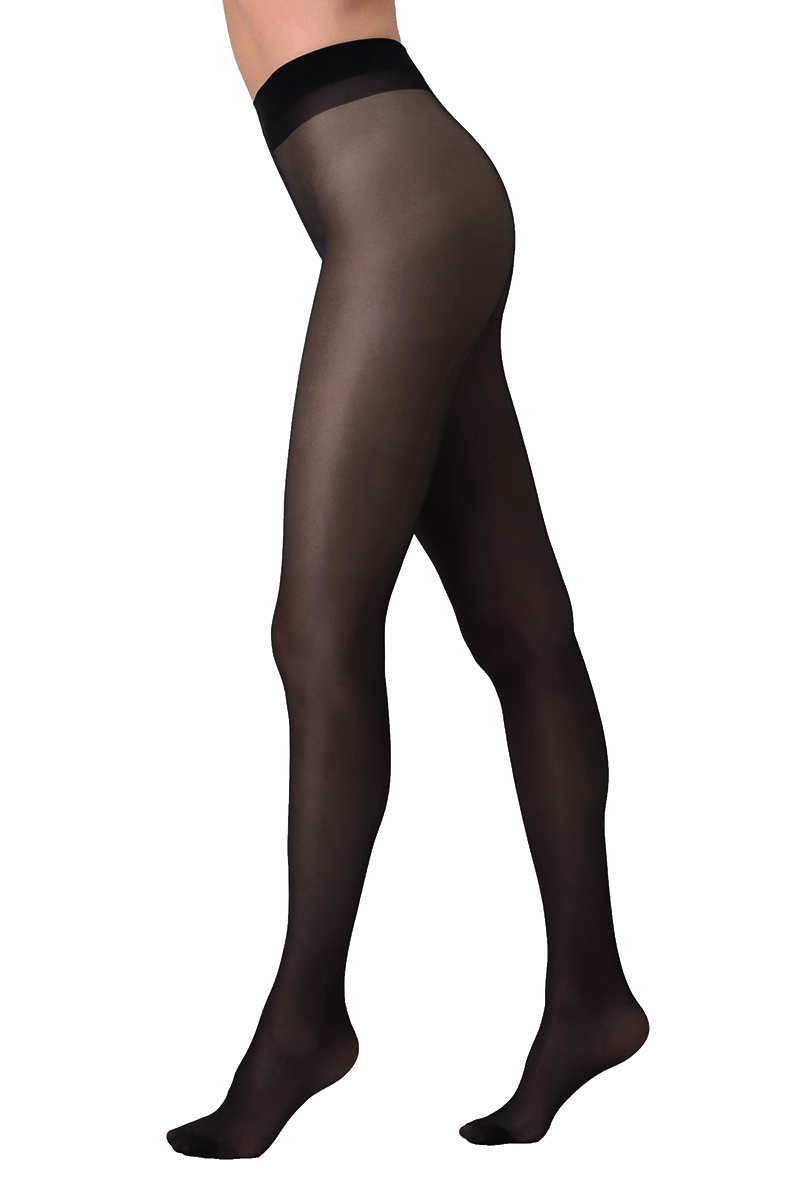 Dames panty bruin