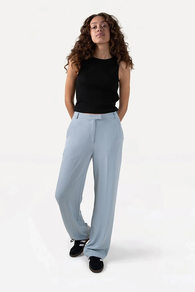 Dames broek blauw