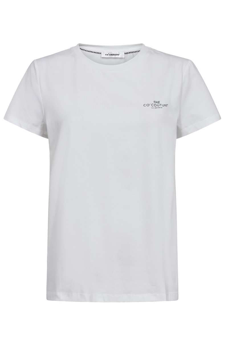co´couture petit cc logo T Wit-1 1