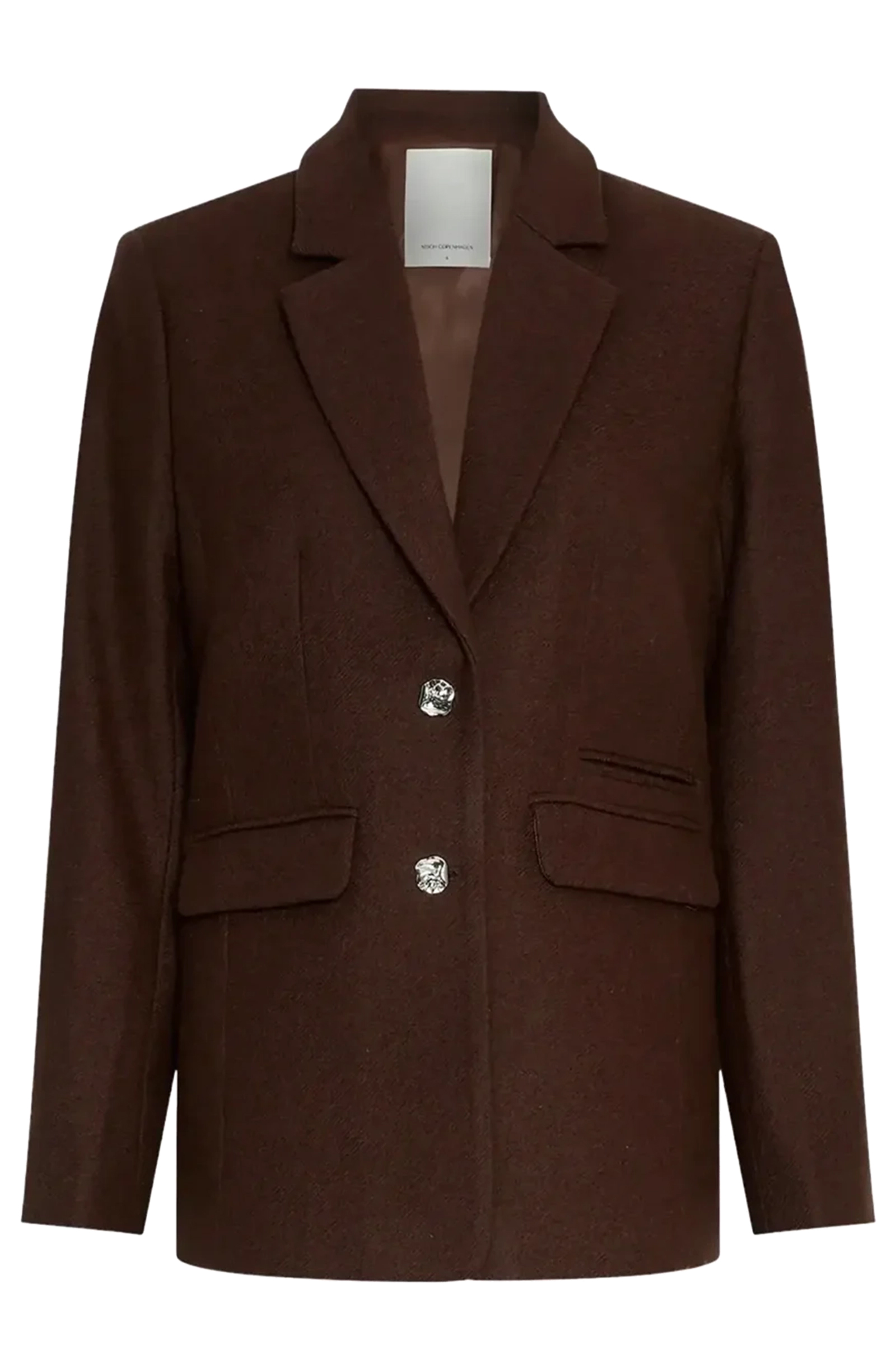Dames blazer bruin