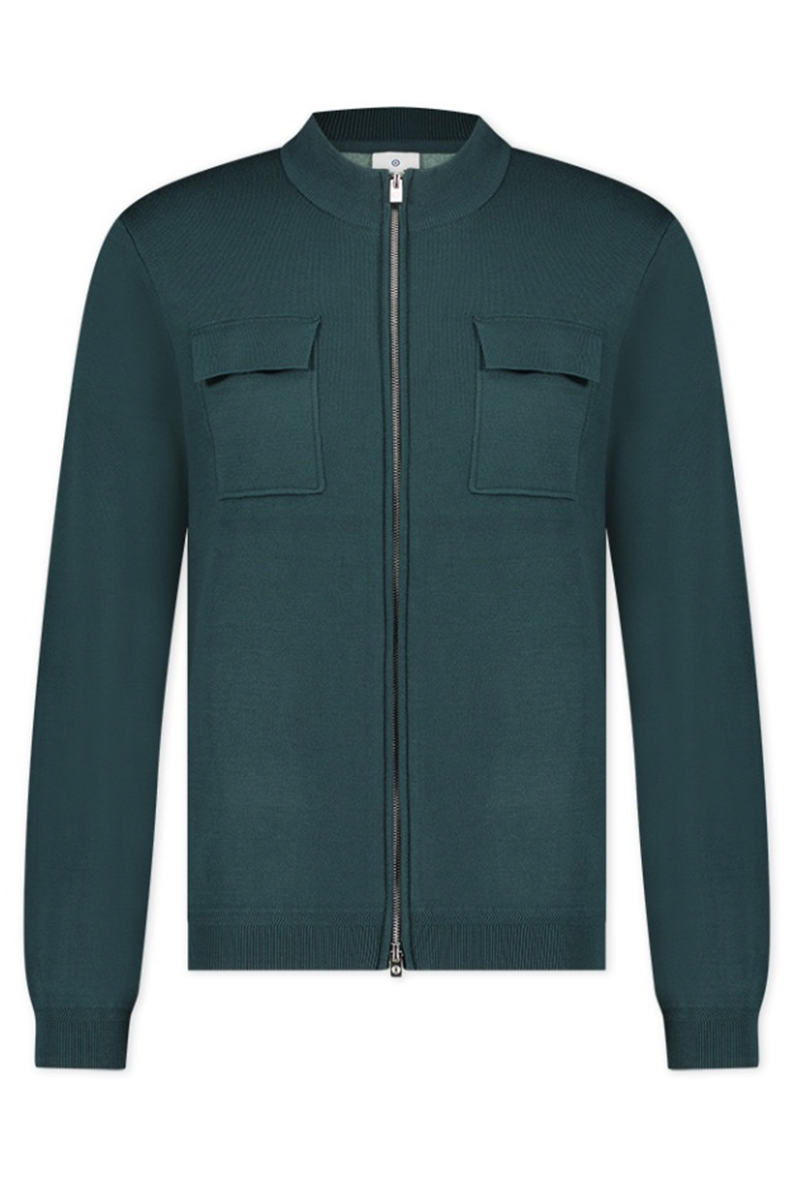 Blue Industry Cardigan Groen-1 1