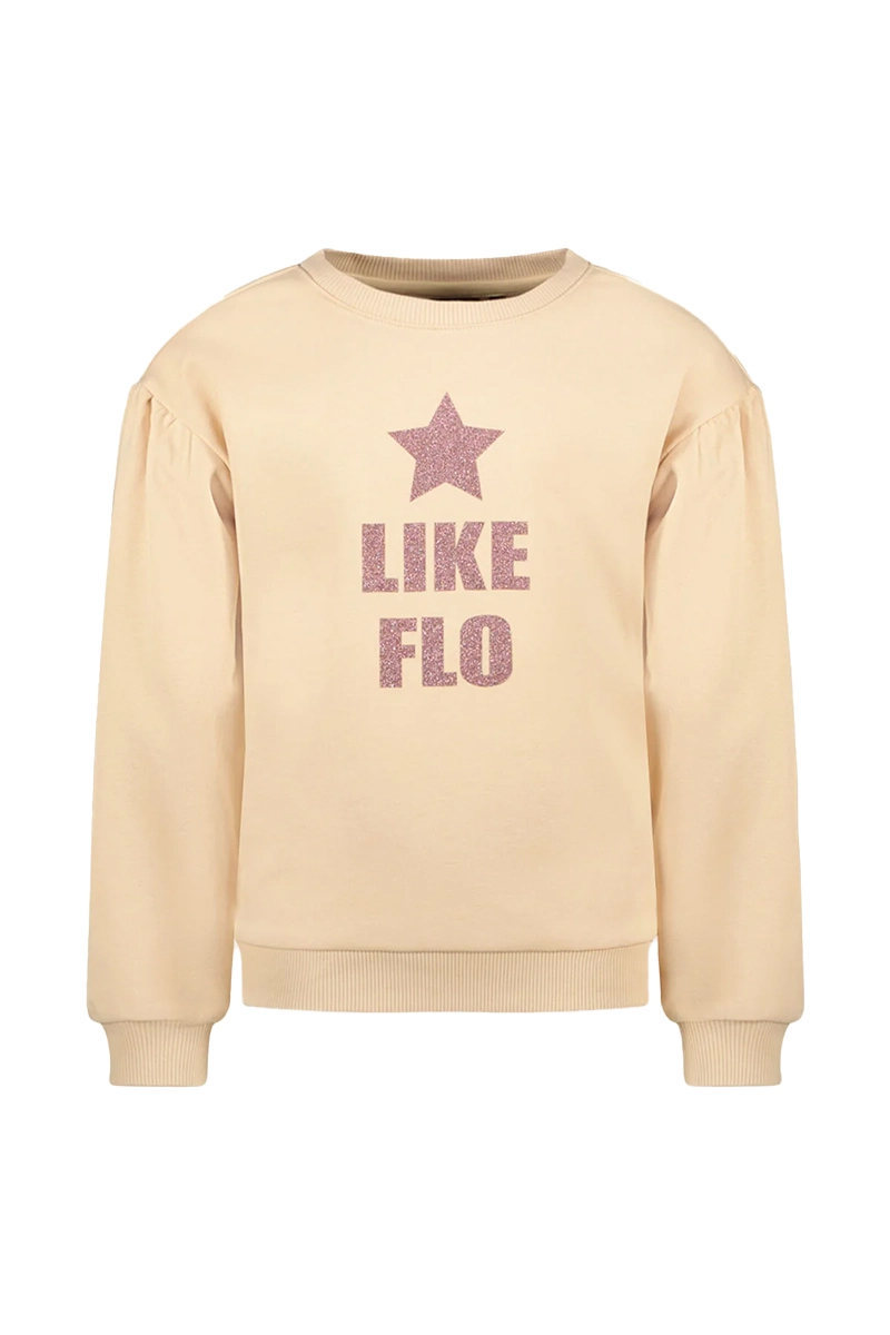 Like Flo flo girls sweater crewneck Rose-1 1