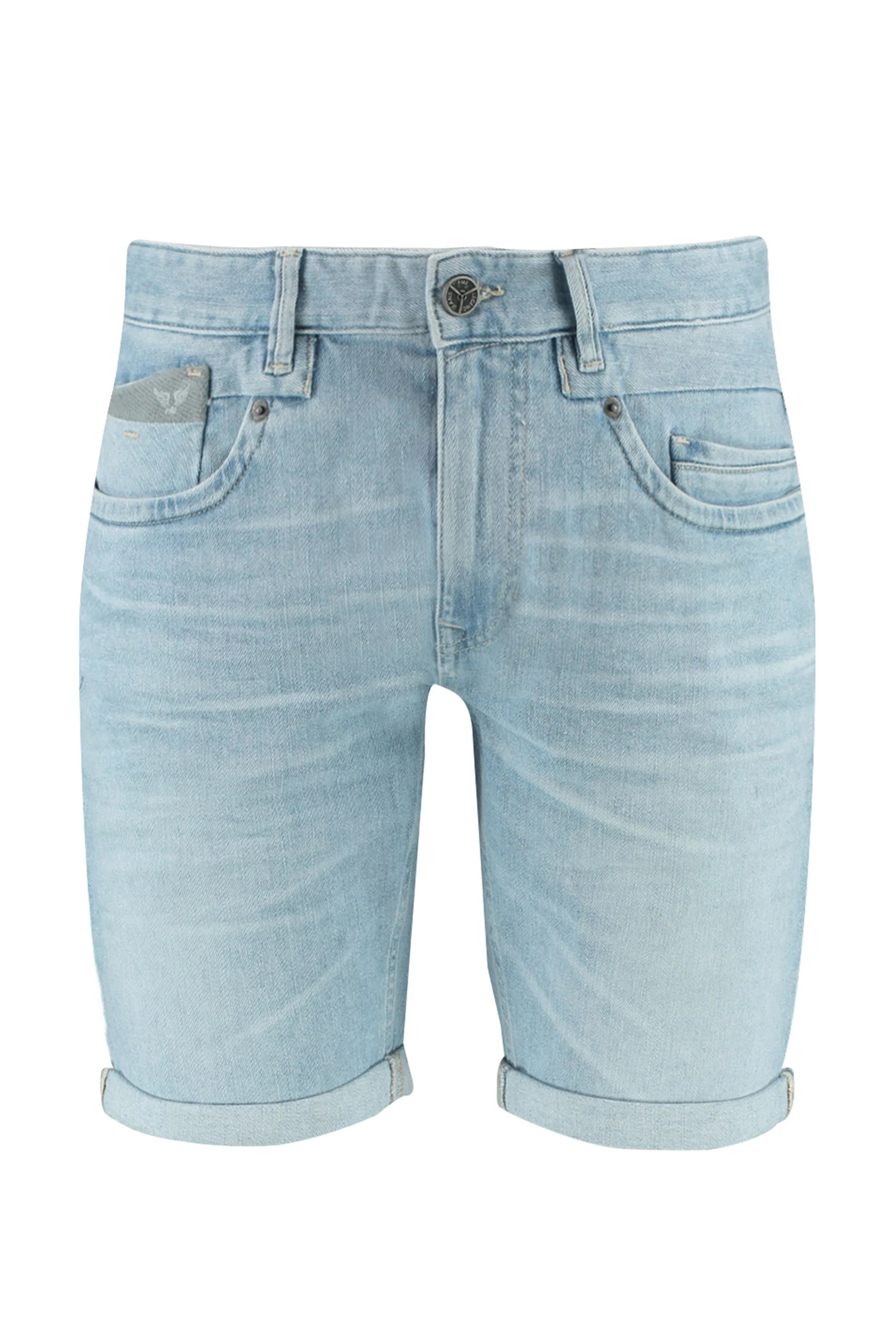 Heren short blauw