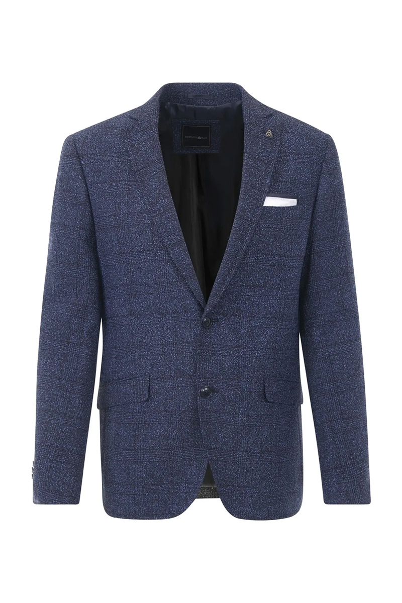 Heren colbert blauw