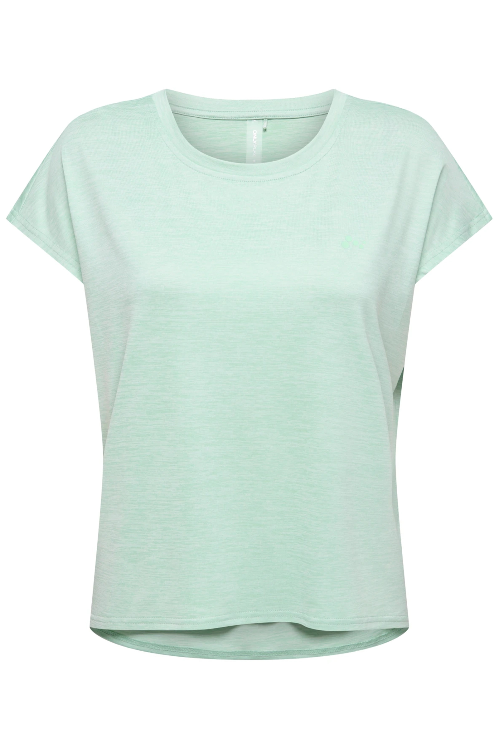 Fitness dames t-shirt km blauw