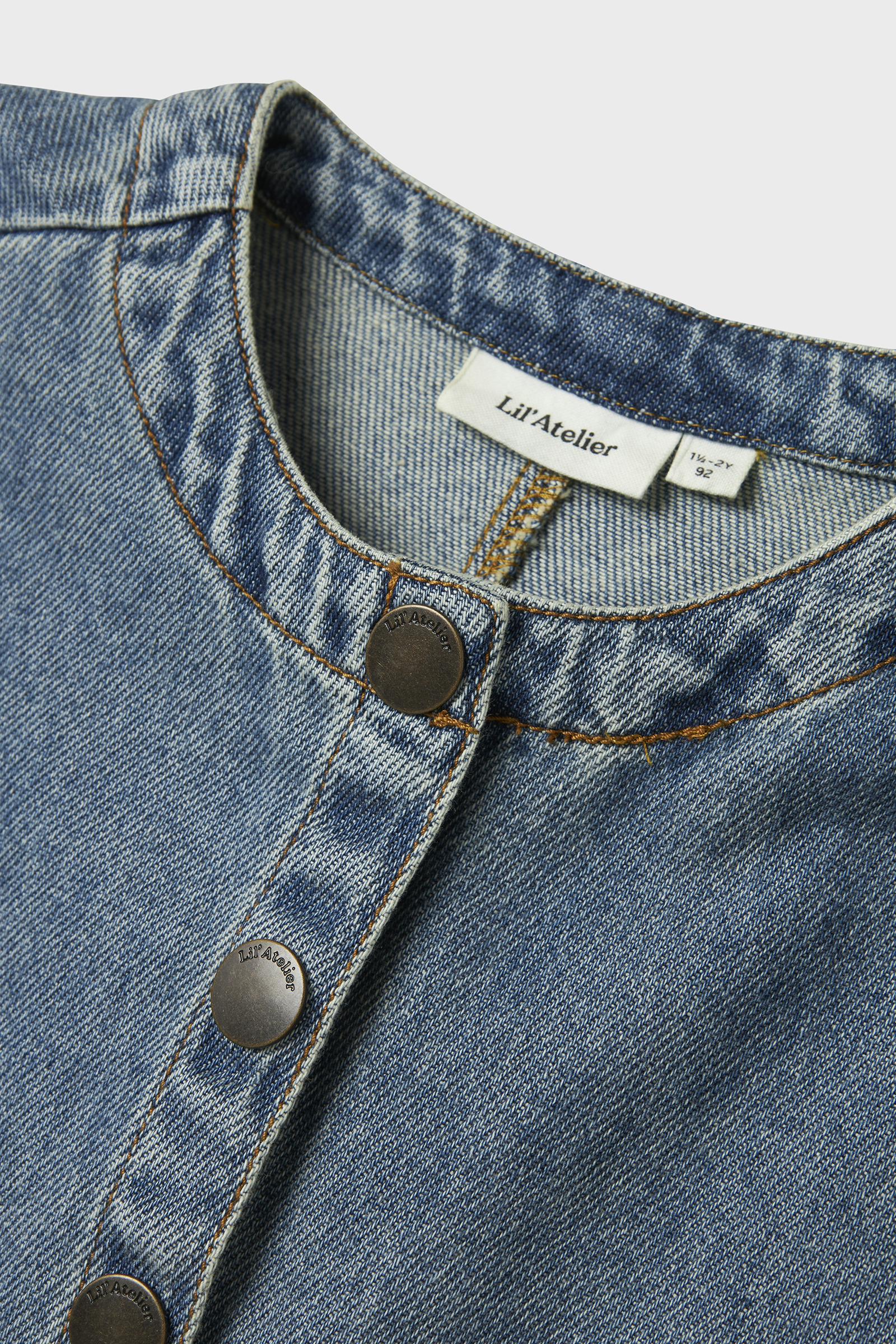 Meisjes blouse lange mouw blauw