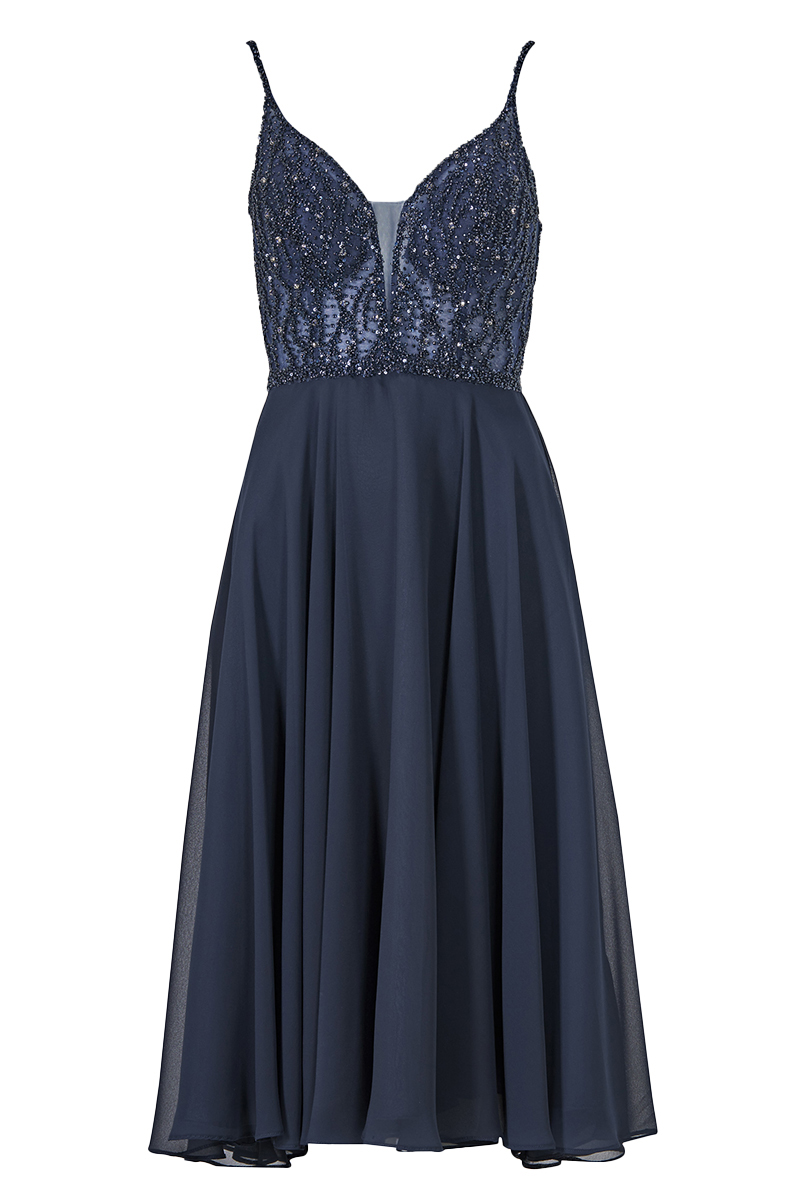 Dames jurk blauw
