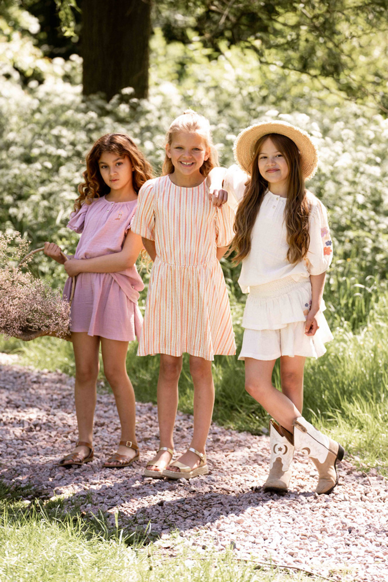 Meisjes jurk rose