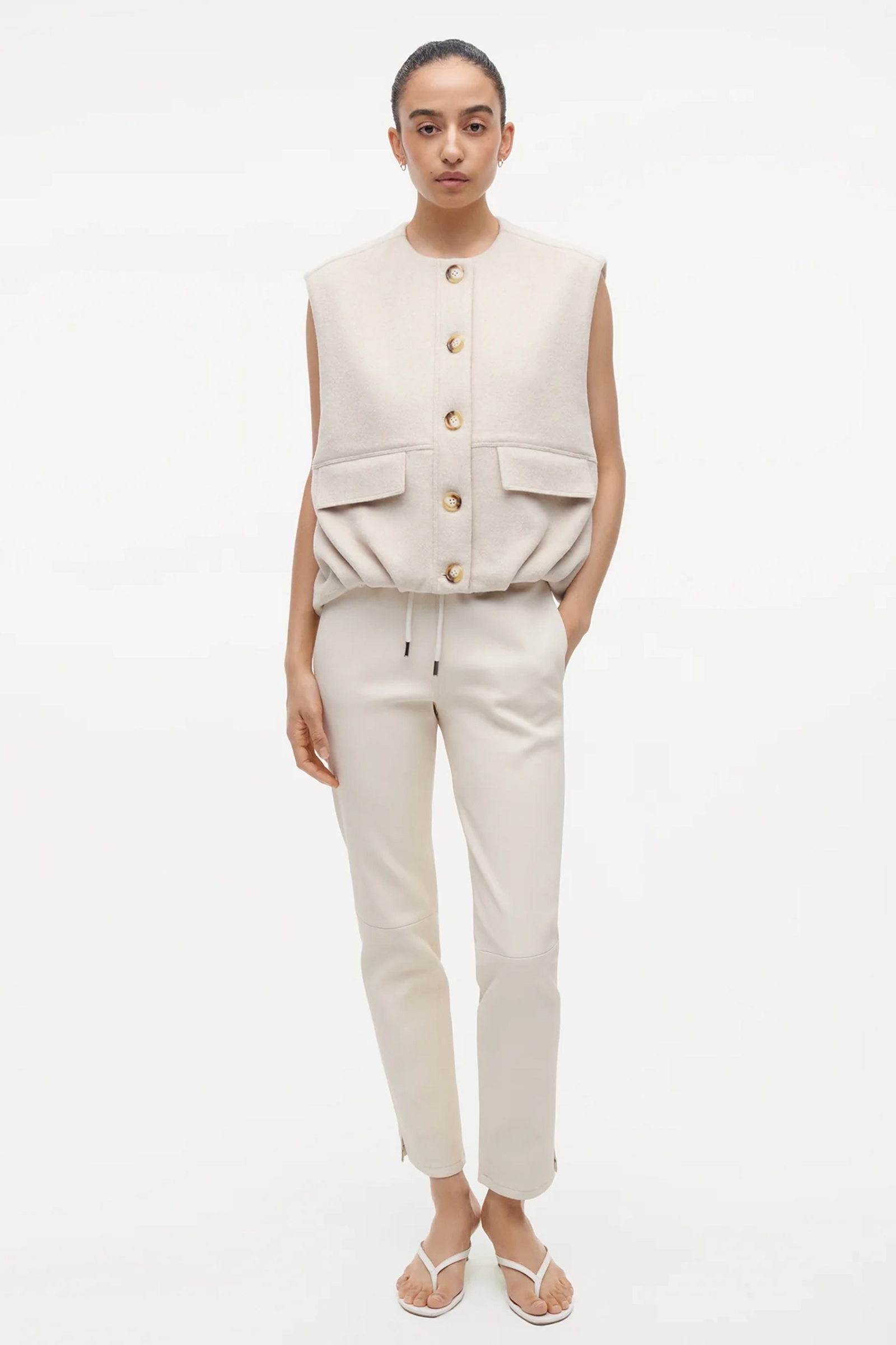 Dames bodywarmer bruin