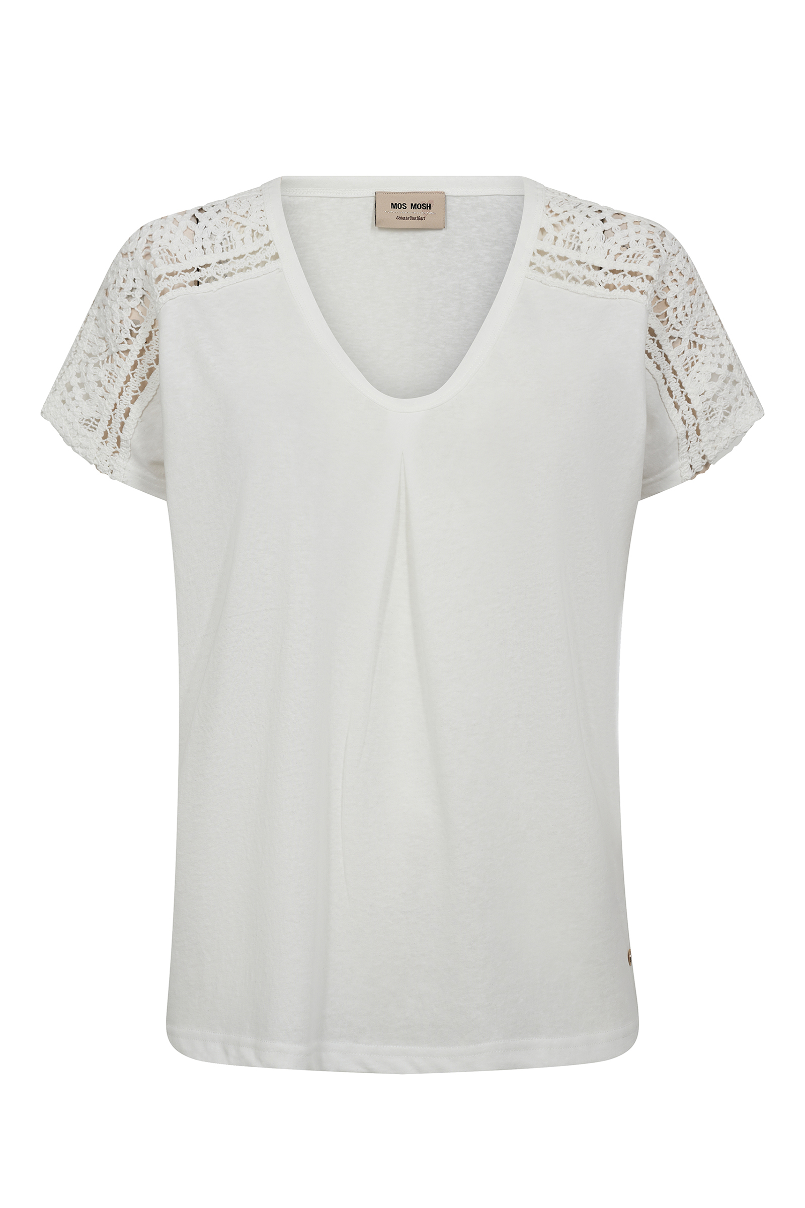 Dames t-shirt korte mouw wit