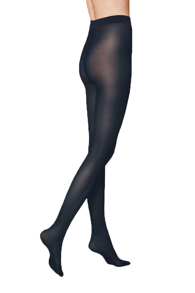 Dames panty blauw