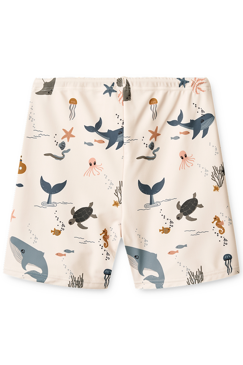 Bad/beach jongens zwemshort ecru