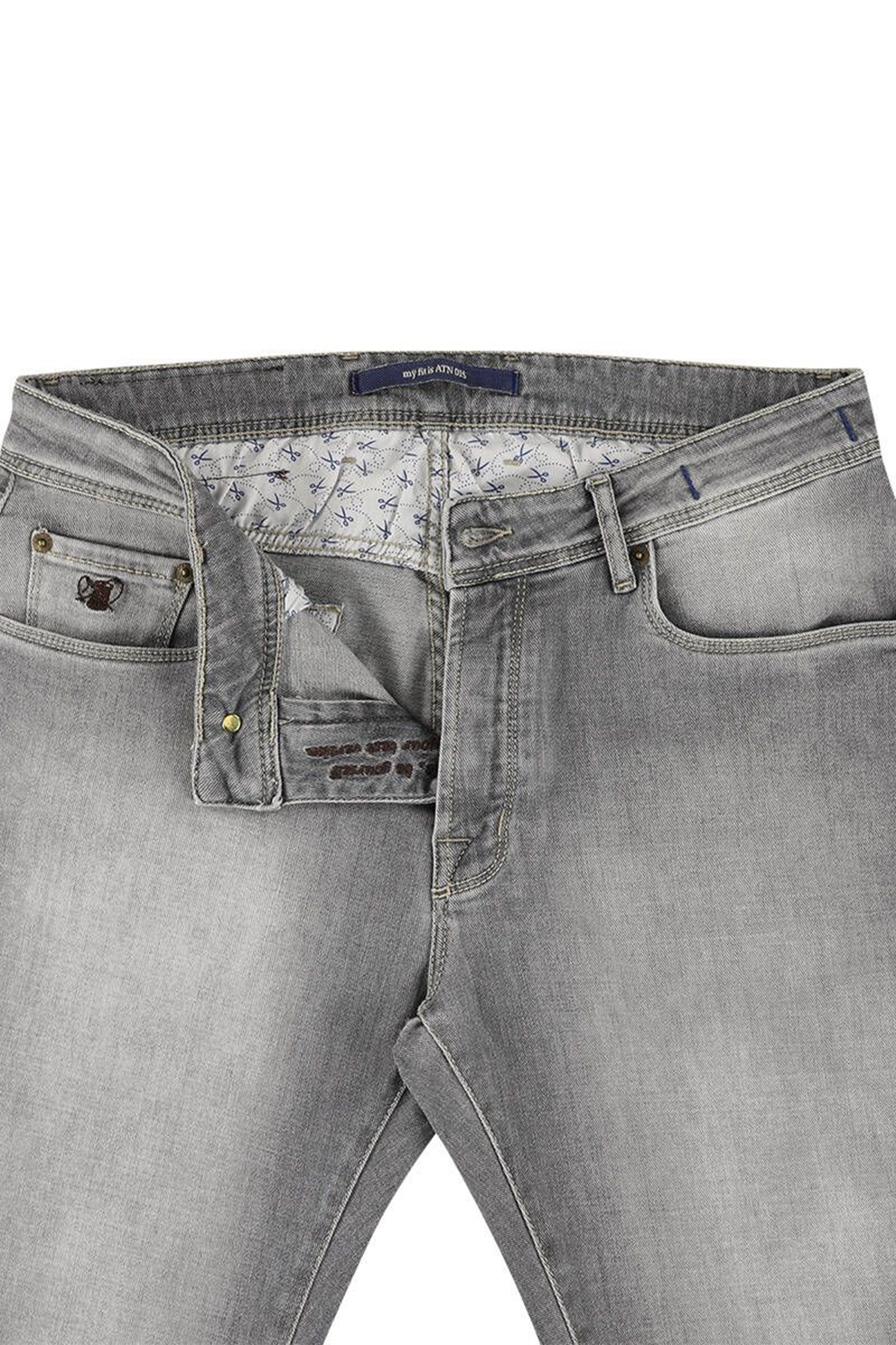 Heren jeans grijs
