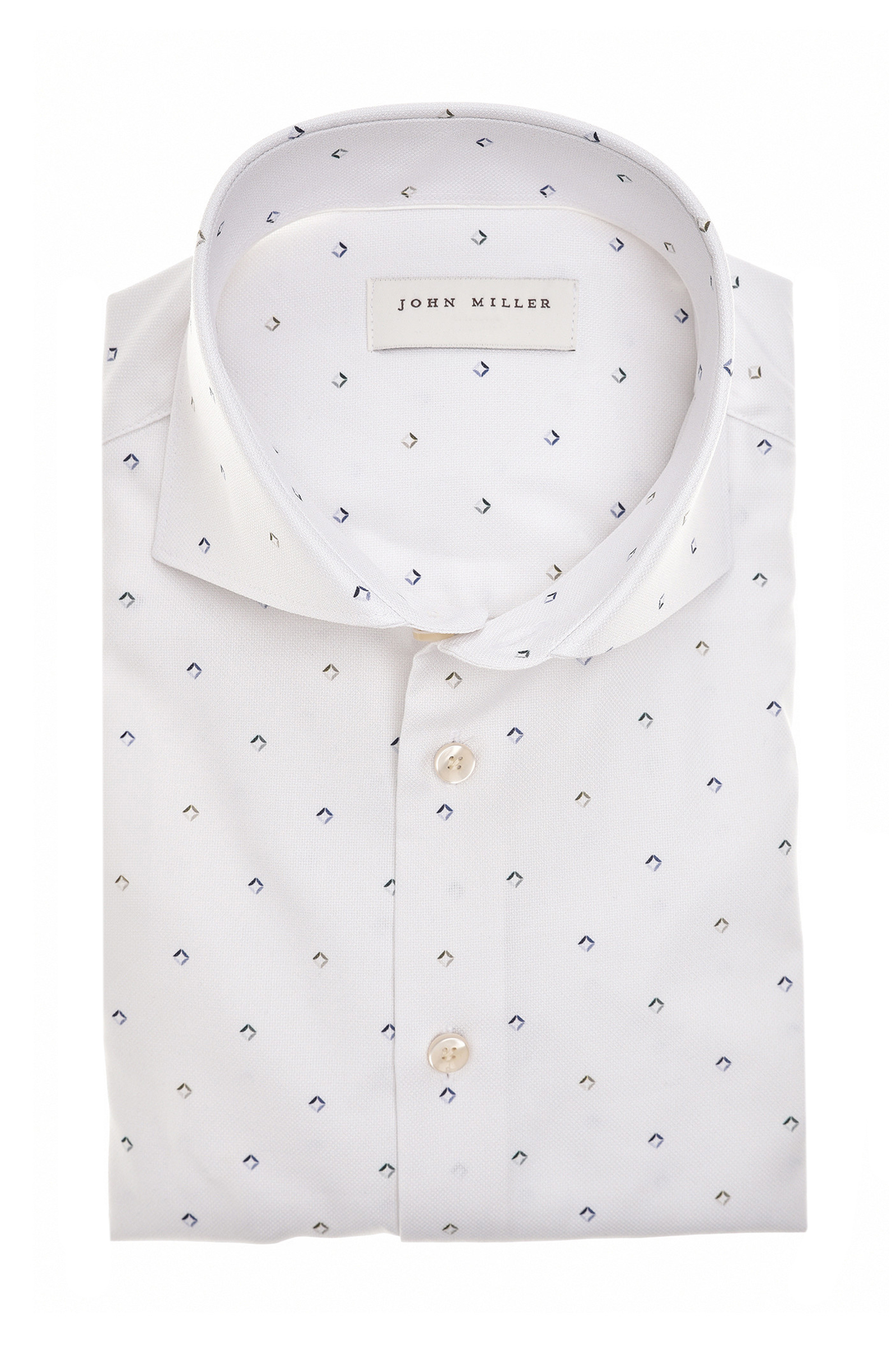 Heren overhemd lm dressual wit