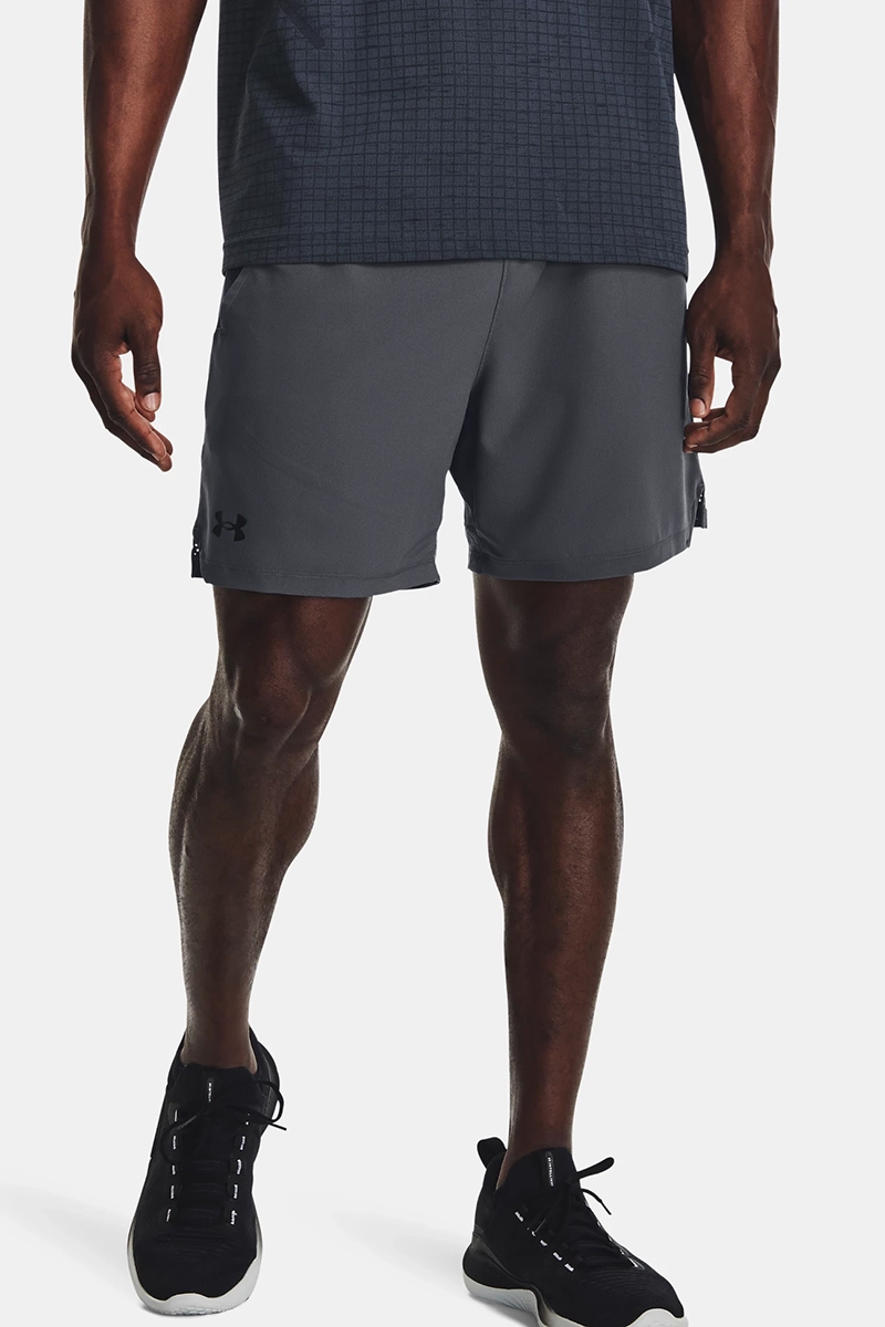 Fitness heren short grijs