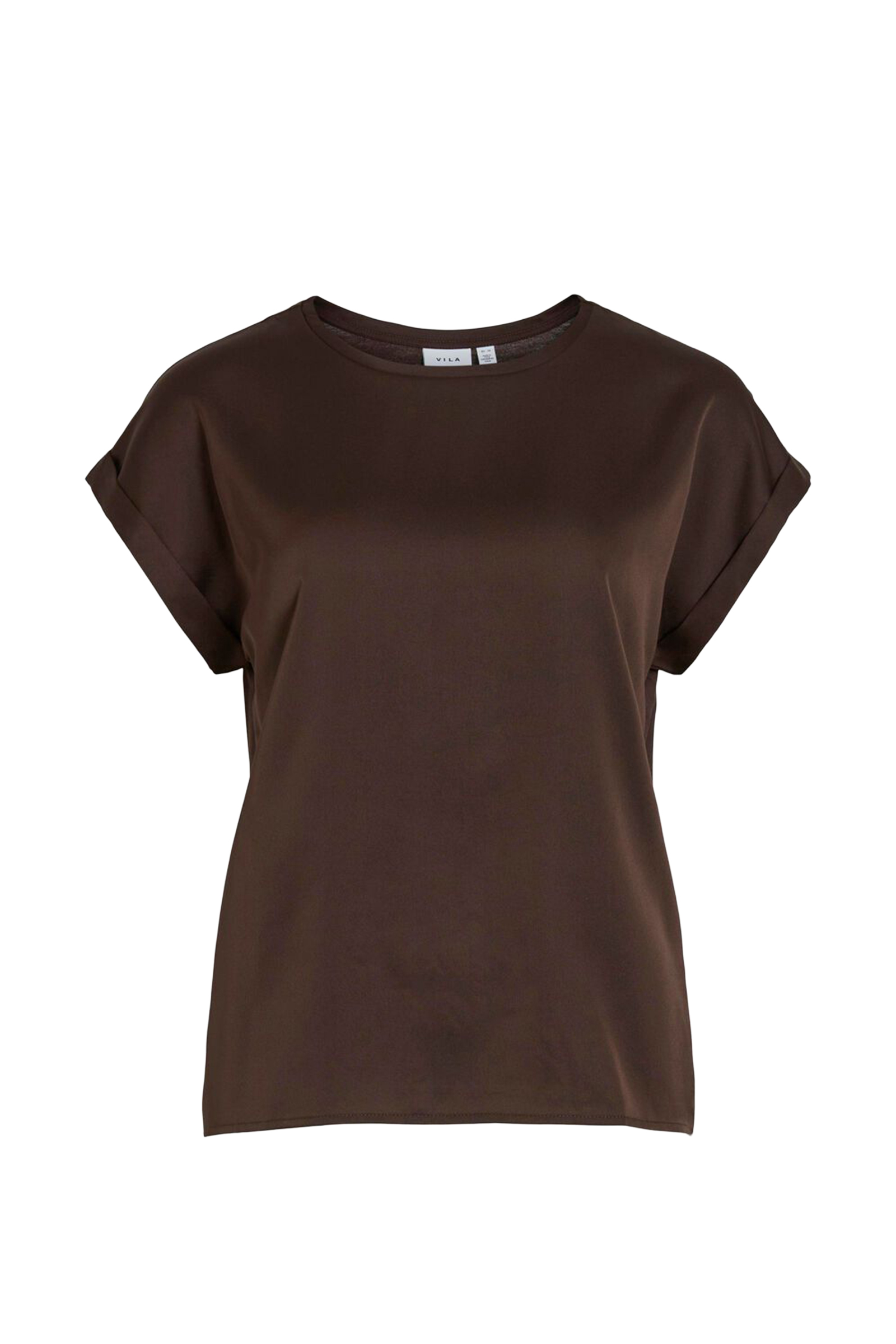 Dames blouse korte mouw grijs
