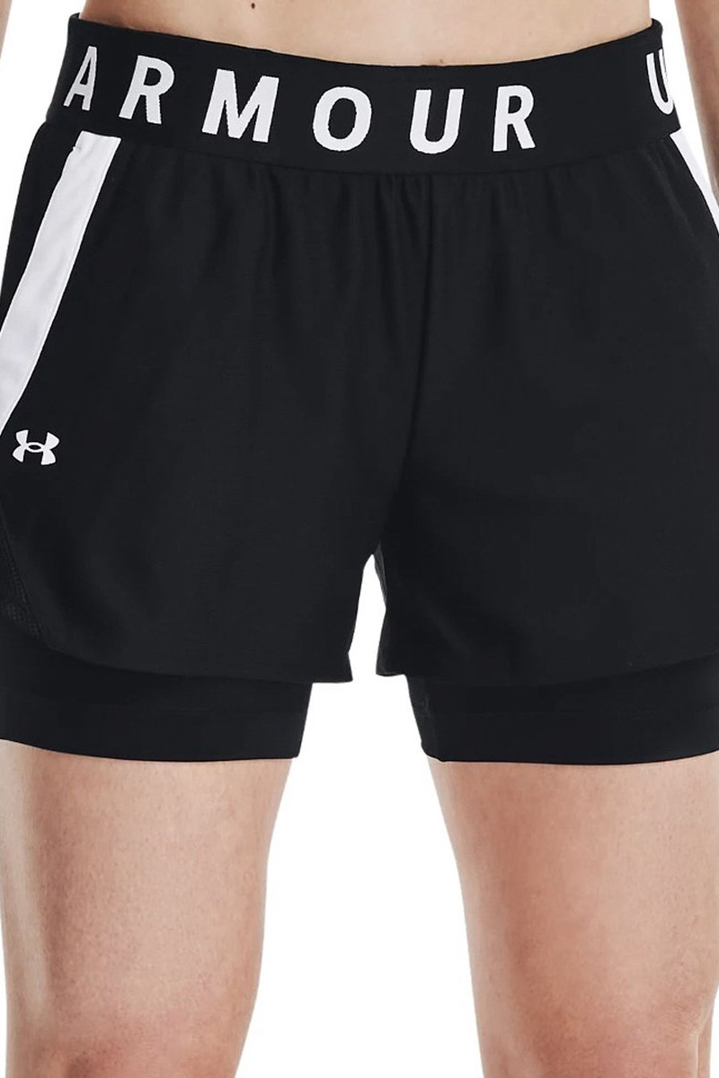 Under Armour Play Up 2-in-1 Shorts Zwart-1 2