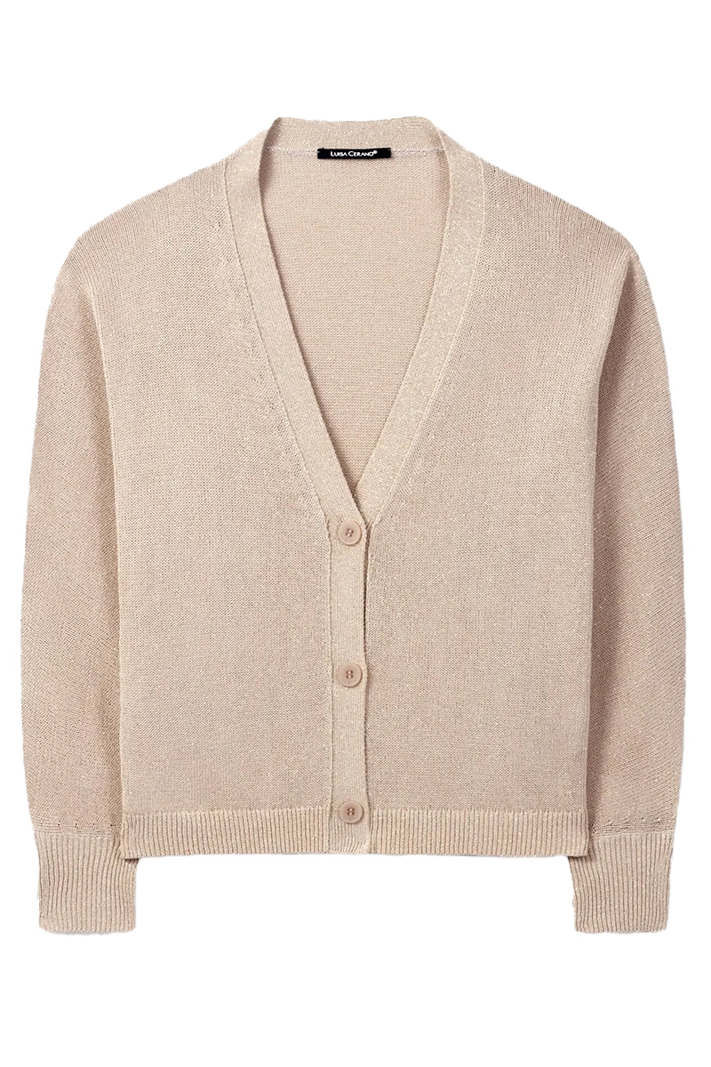 Dames vest bruin