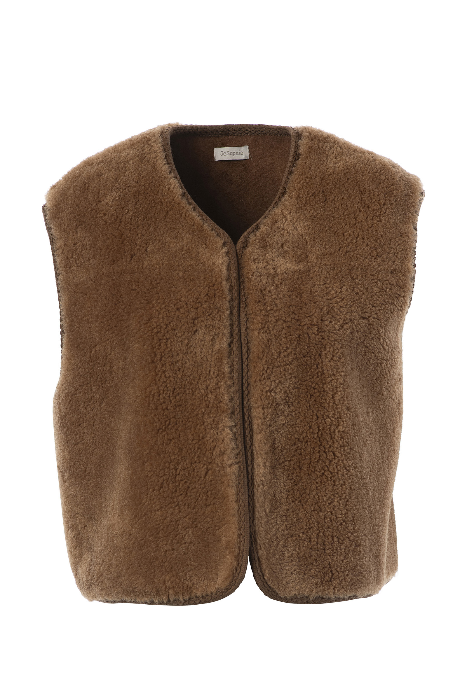 Dames bodywarmer bruin