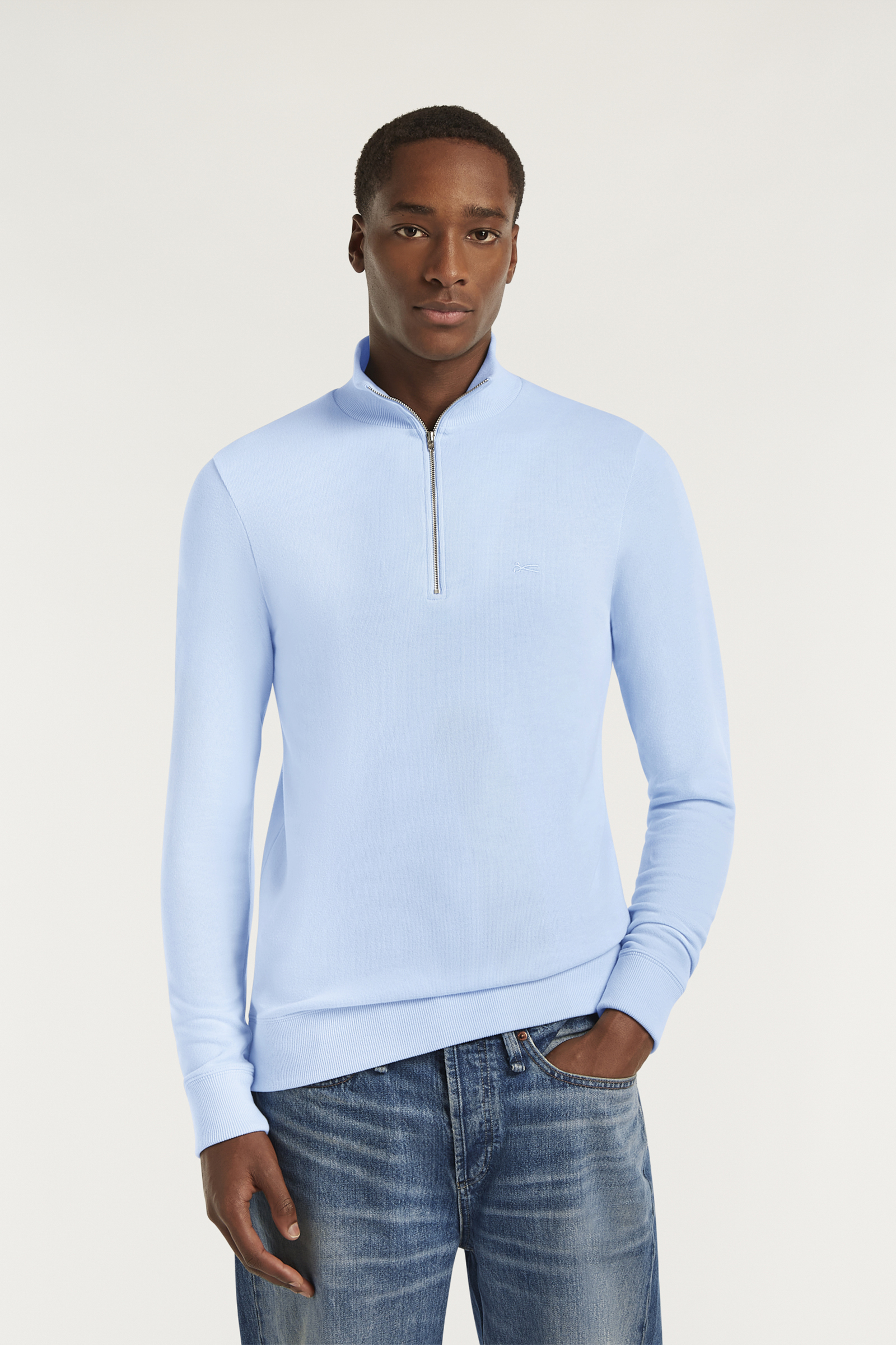 Heren trui blauw