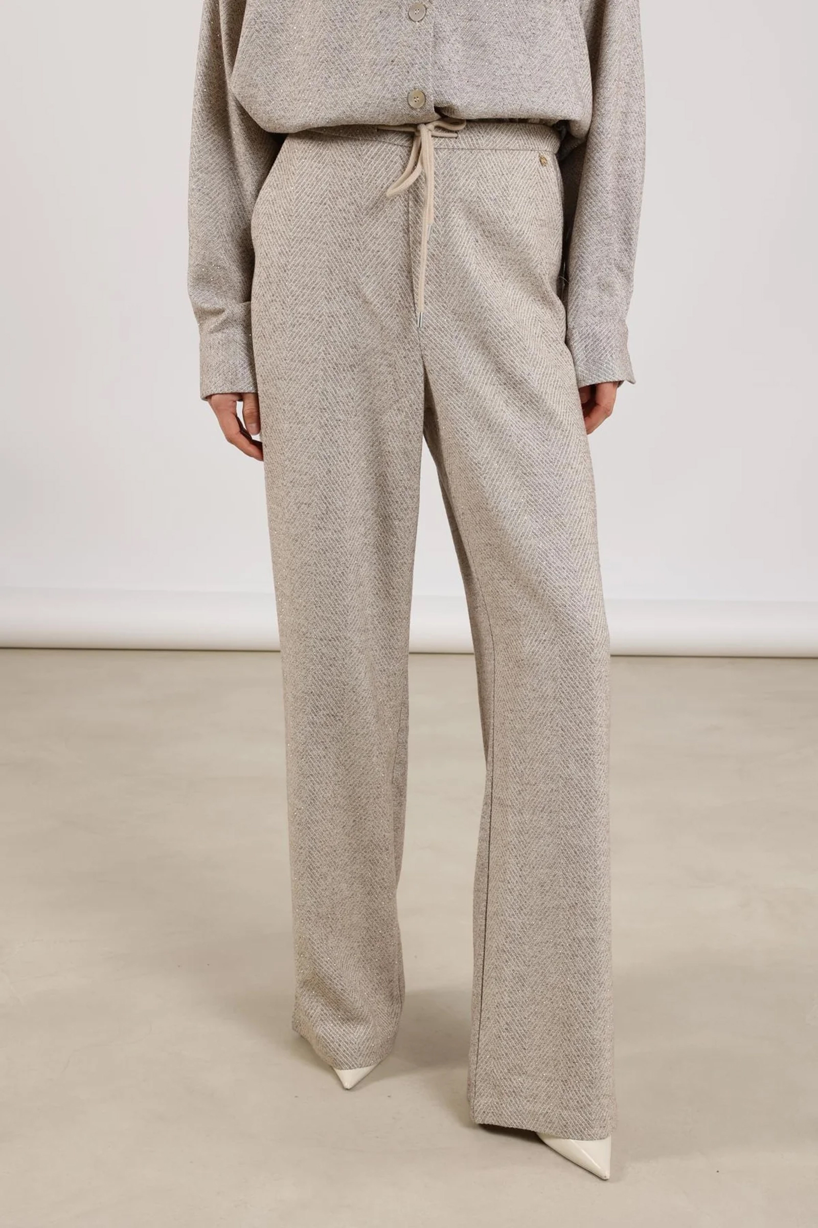 Dames broek bruin