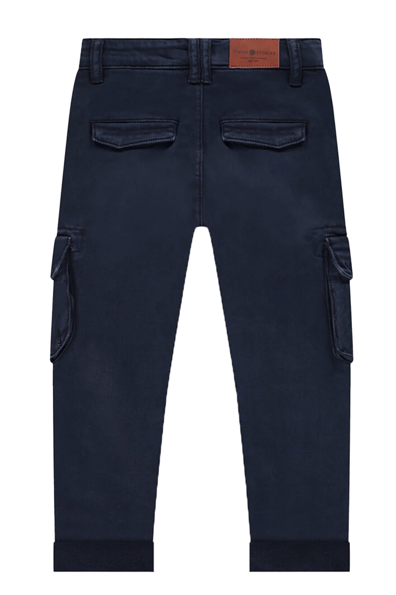 Stains and Stories Boys workerpants Blauw-1 2