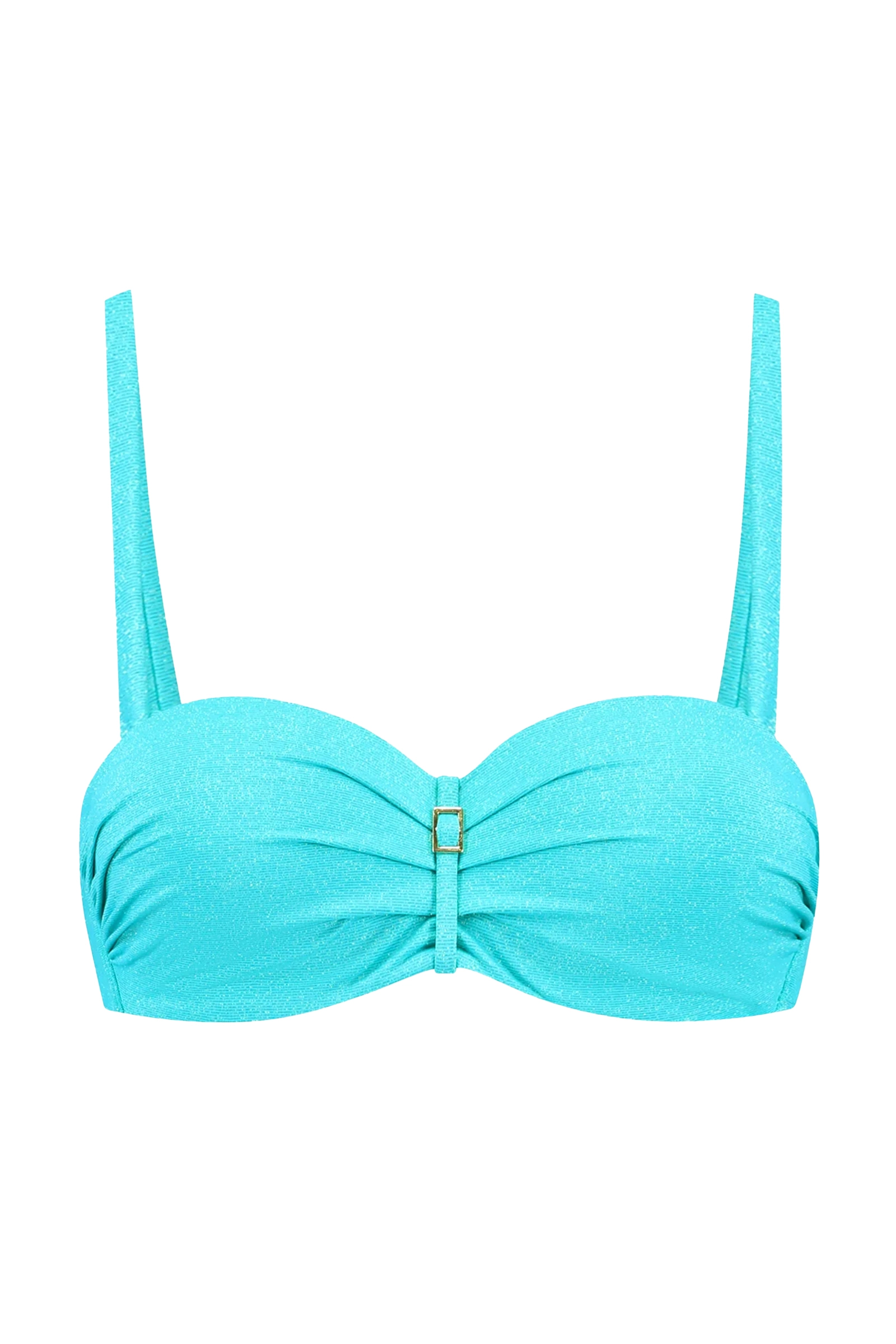 Bad/beach dames bikini top blauw