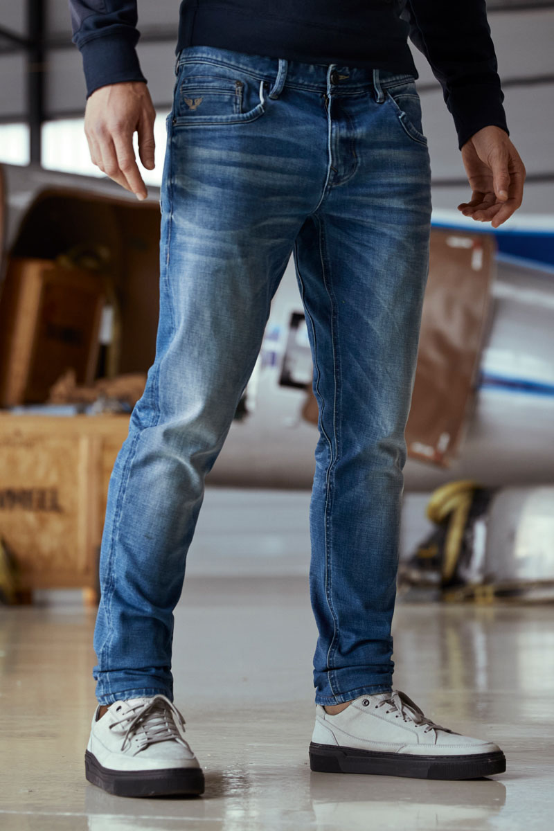 Heren jeans blauw