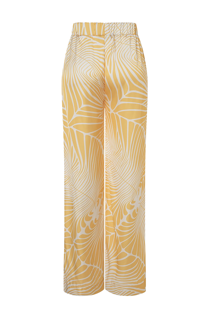 Dames broek geel