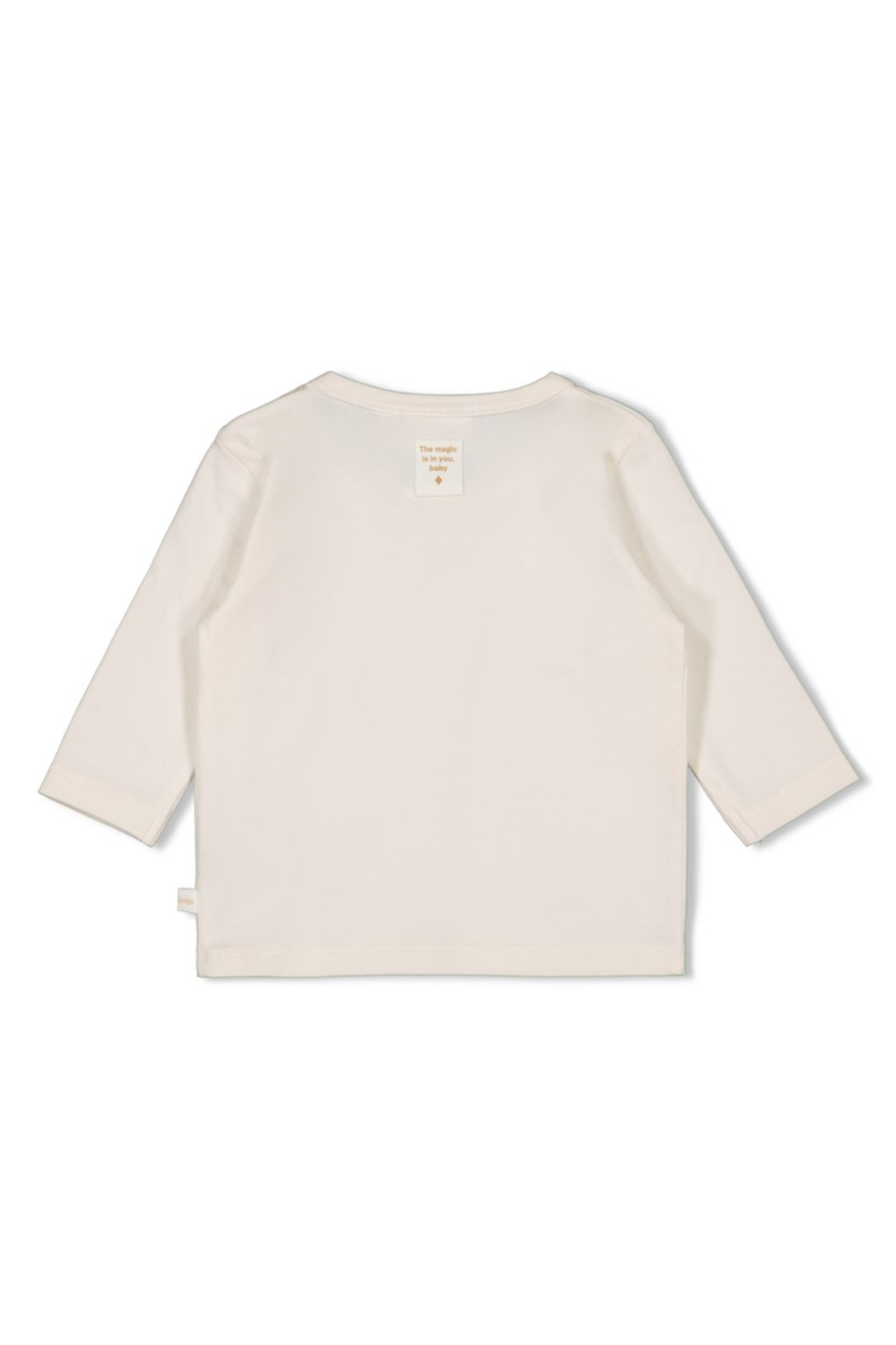 Baby t-shirt lange mouw ecru