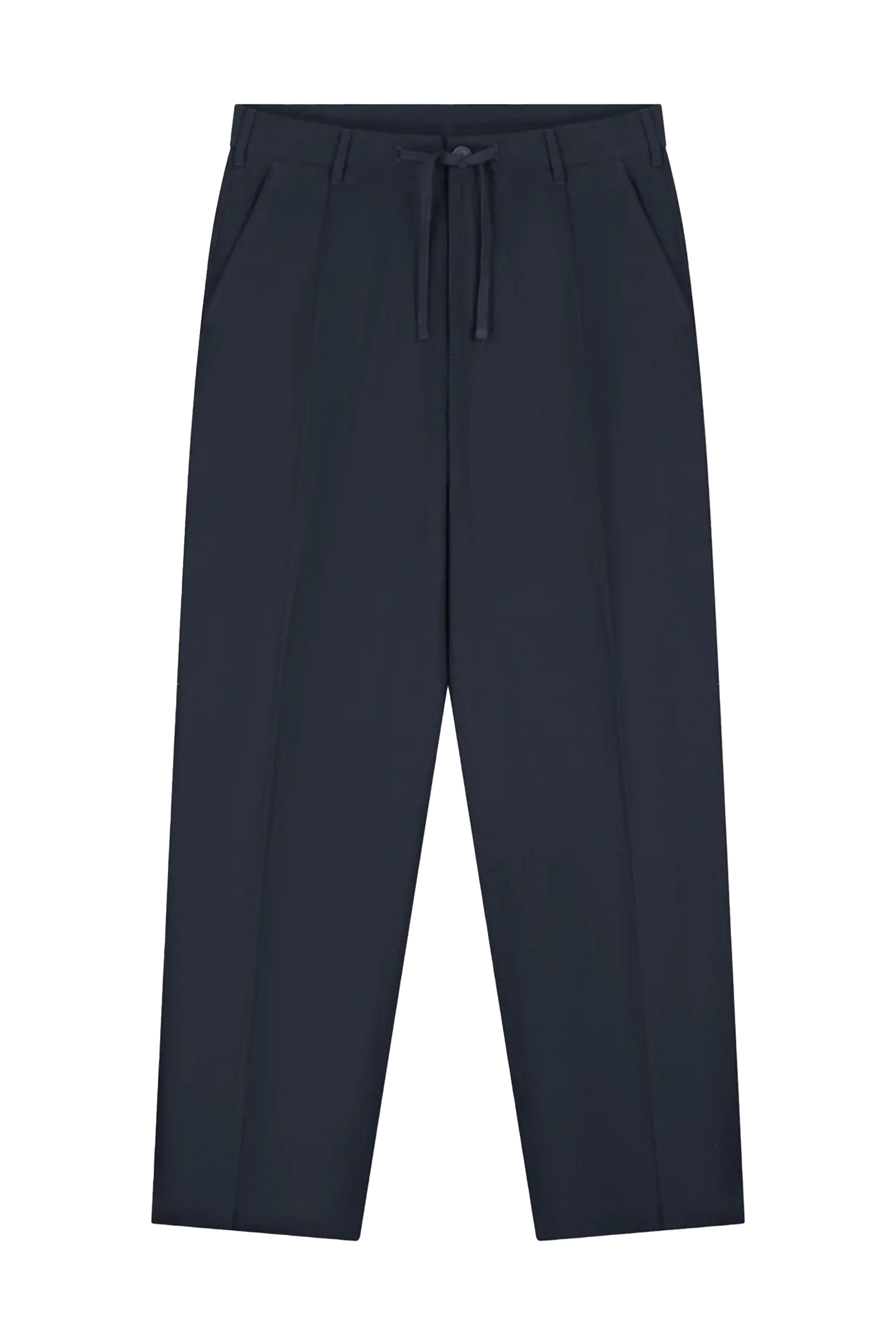 Olaf Hussein COTTON LINEN TROUSERS Blauw 1