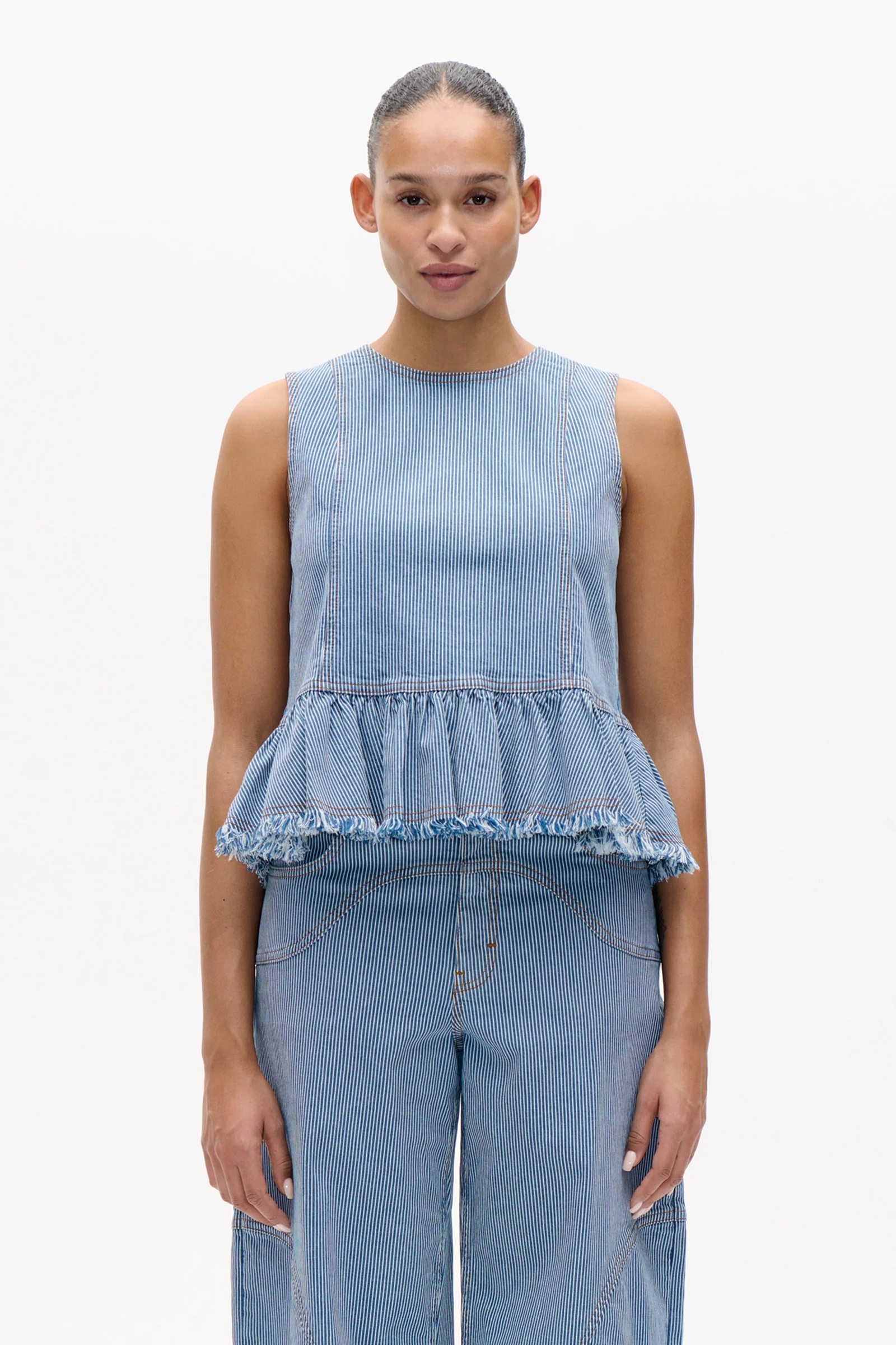 Dames top blauw