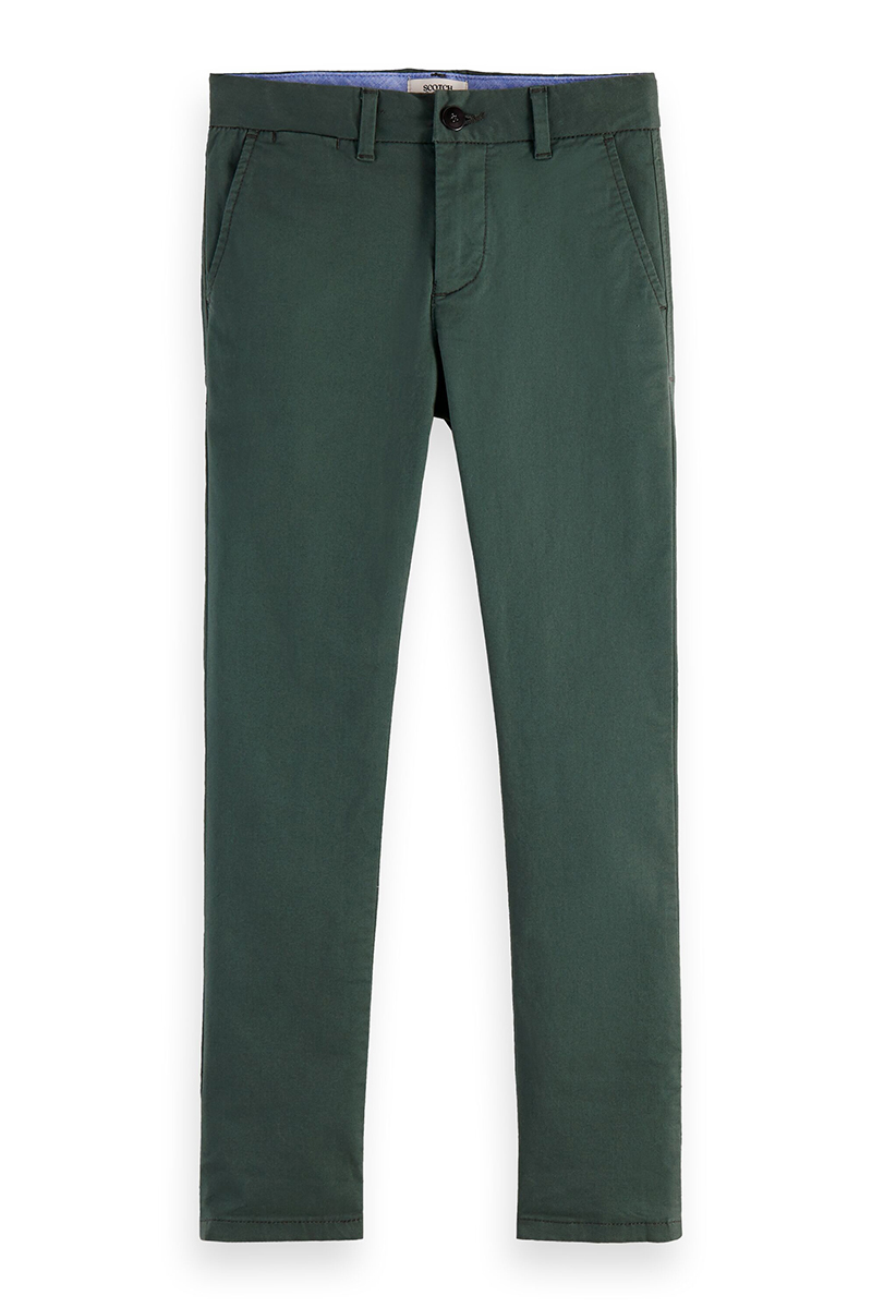 Scotch & Soda Regular slim fit- Classic chino Groen-1 1