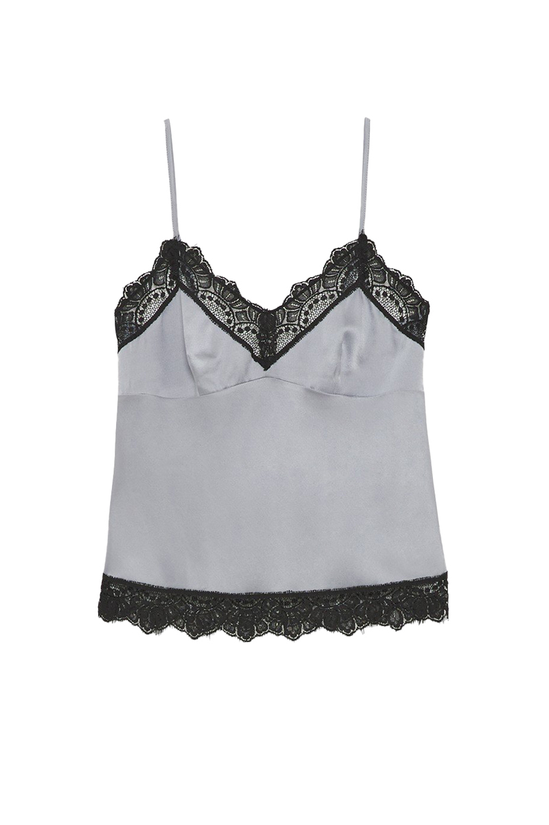 Dames top grijs