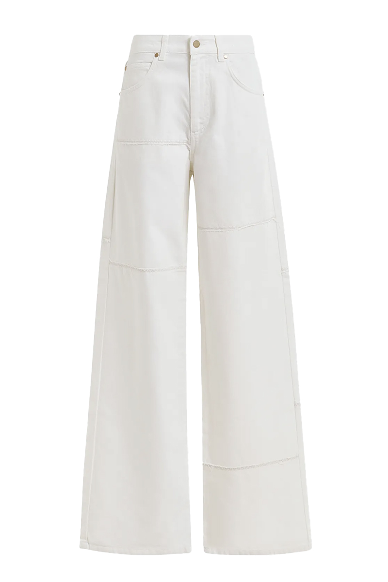 Dames jeans ecru