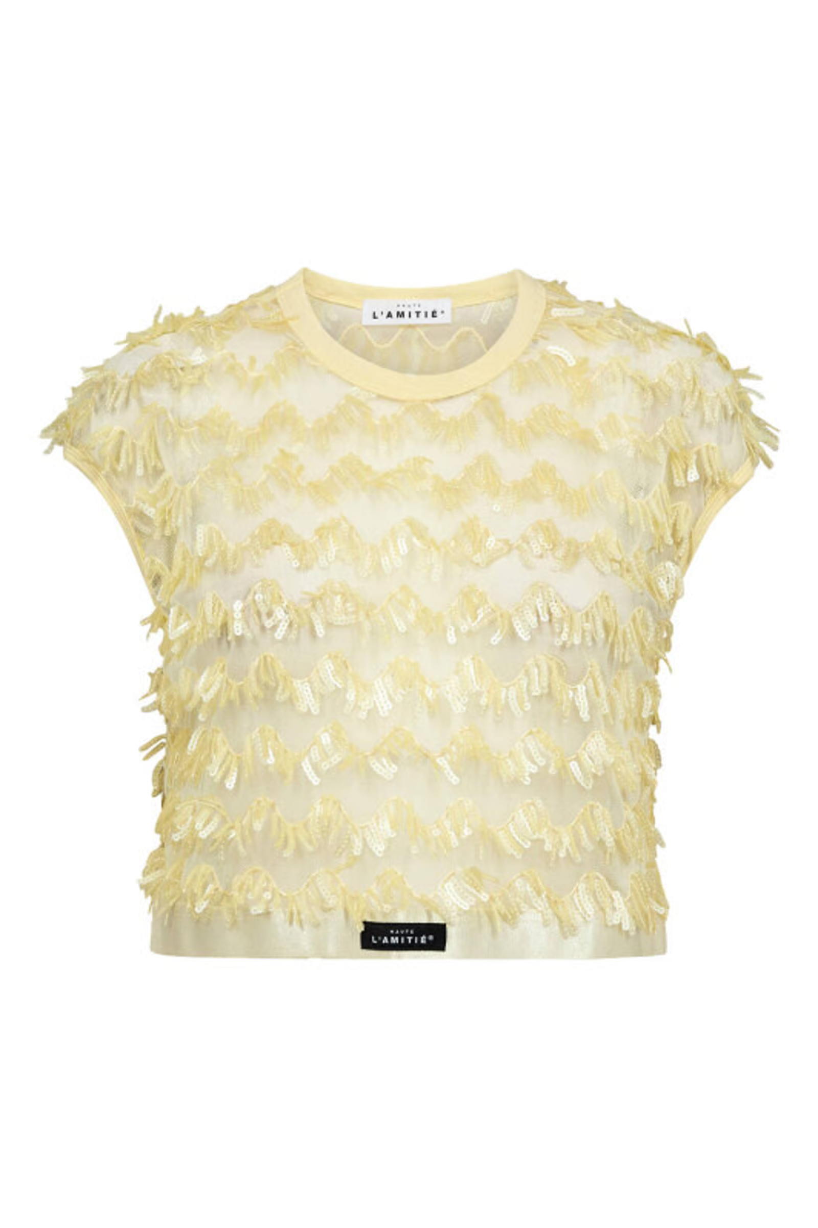 Dames top geel