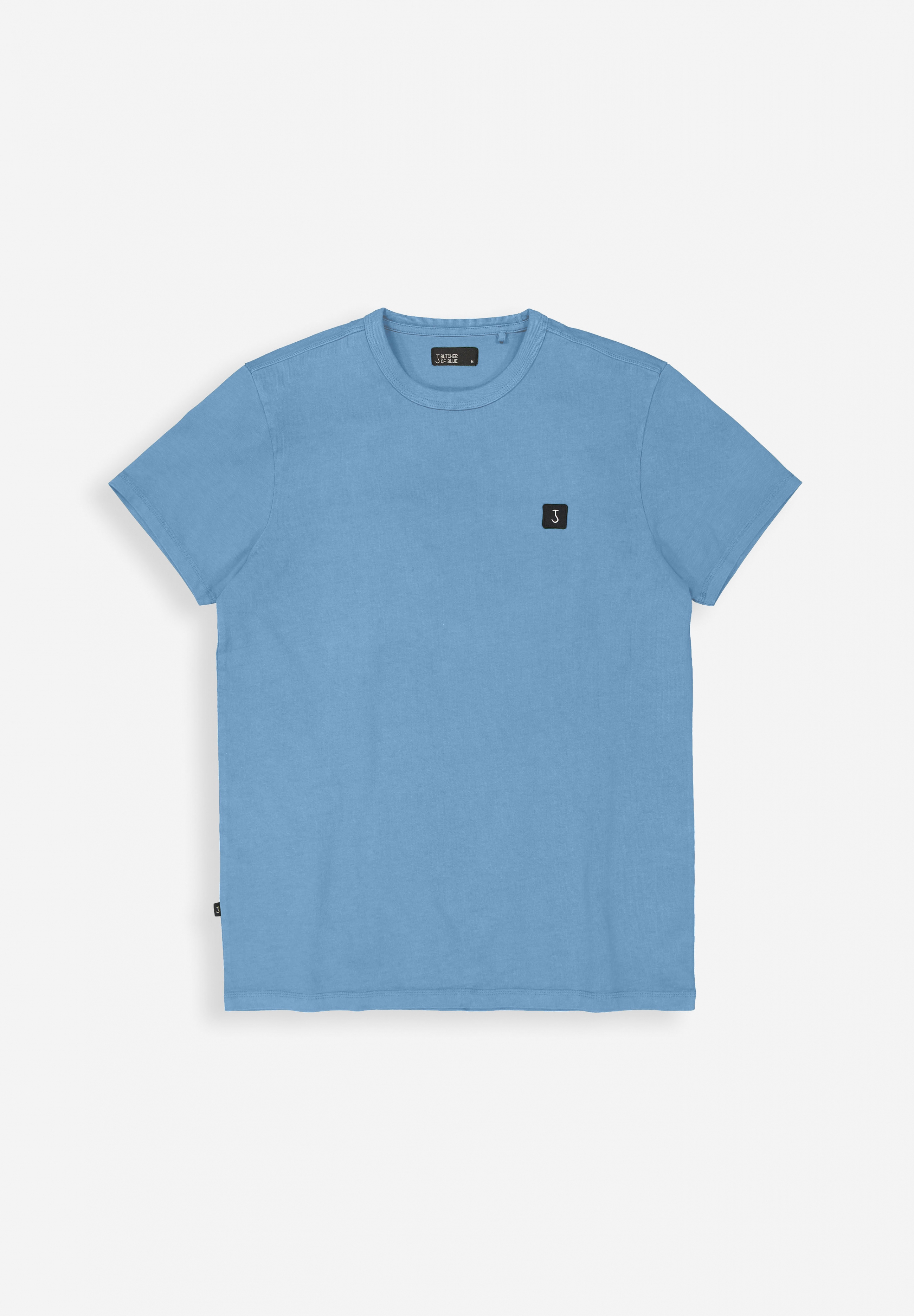 Heren t-shirt kortemouw blauw