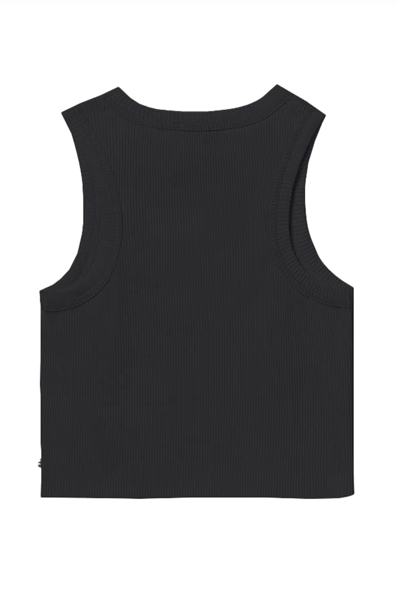 Meisjes t-shirt korte mouw zwart