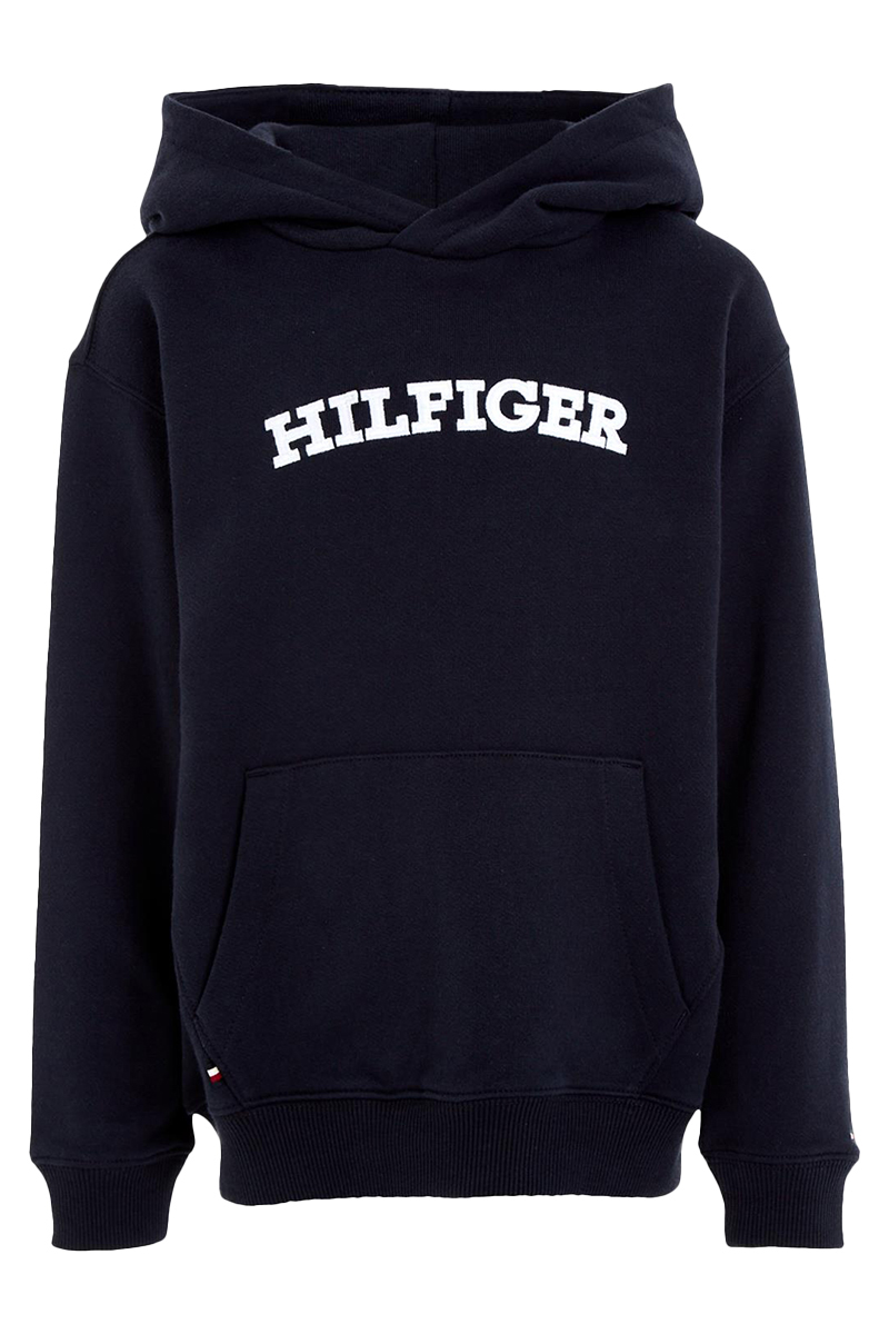 Tommy Hilfiger hilfiger arched hoodie Blauw-1 1